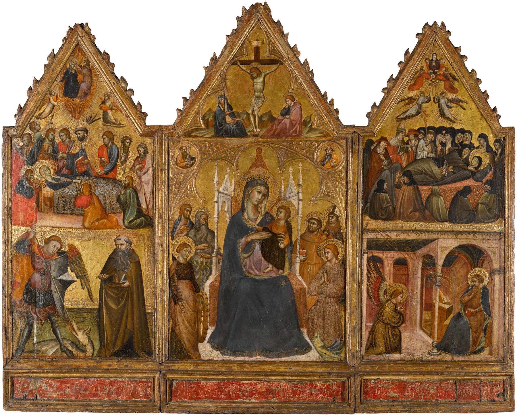 La Fondazione CR Foligno adquiere un precioso tríptico de Giovanni di Corraduccio de 1415