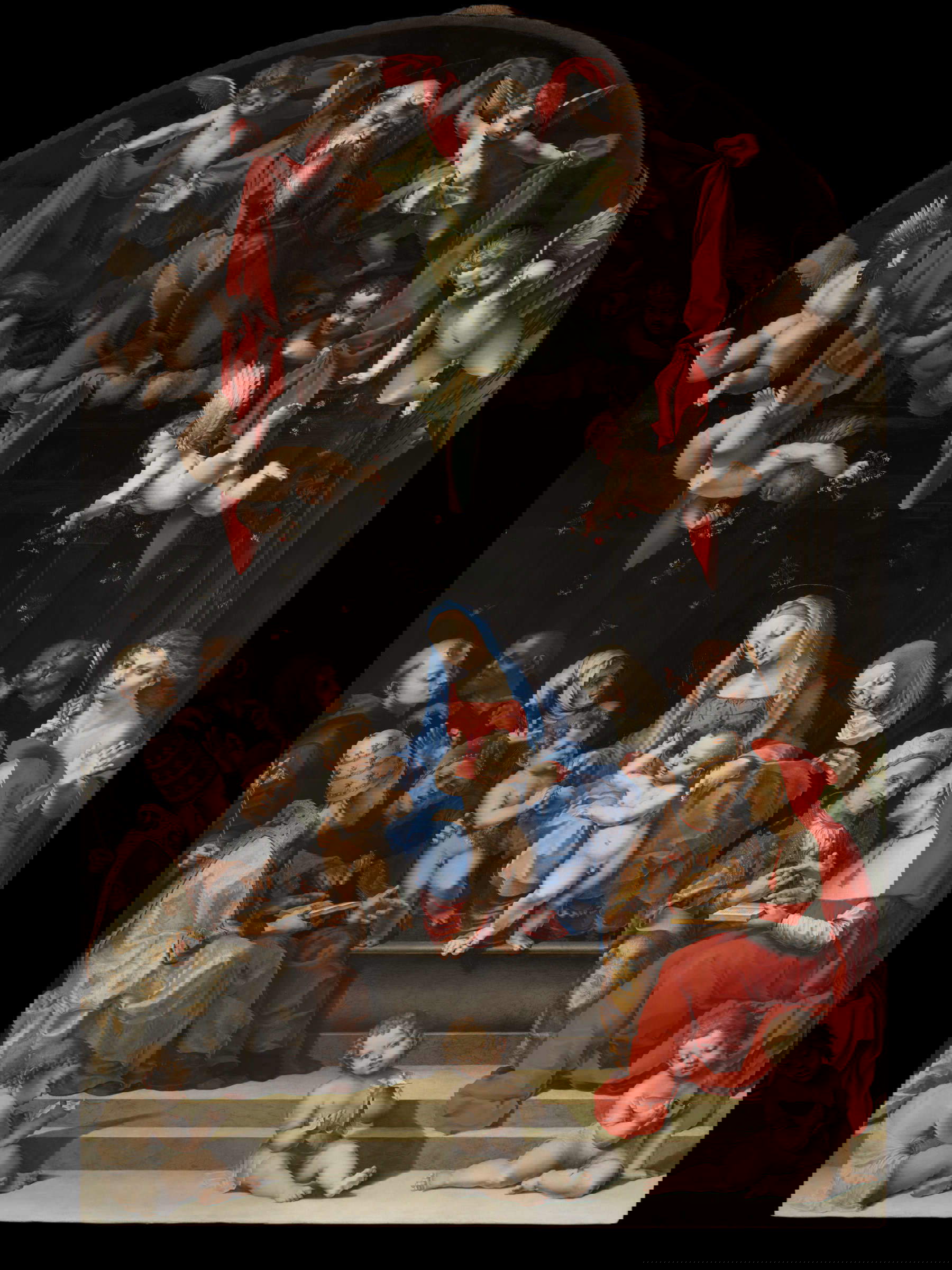 Girolamo Genga, Der Streit um die Inkarnation, vor der Restaurierung