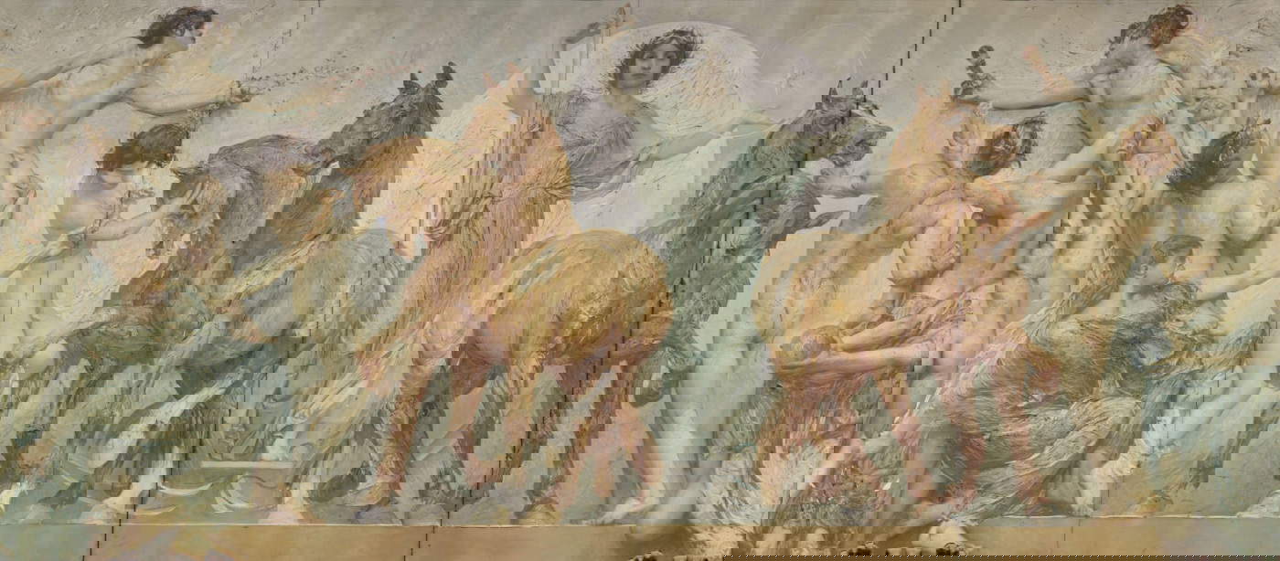 Detalle de Italia triunfante