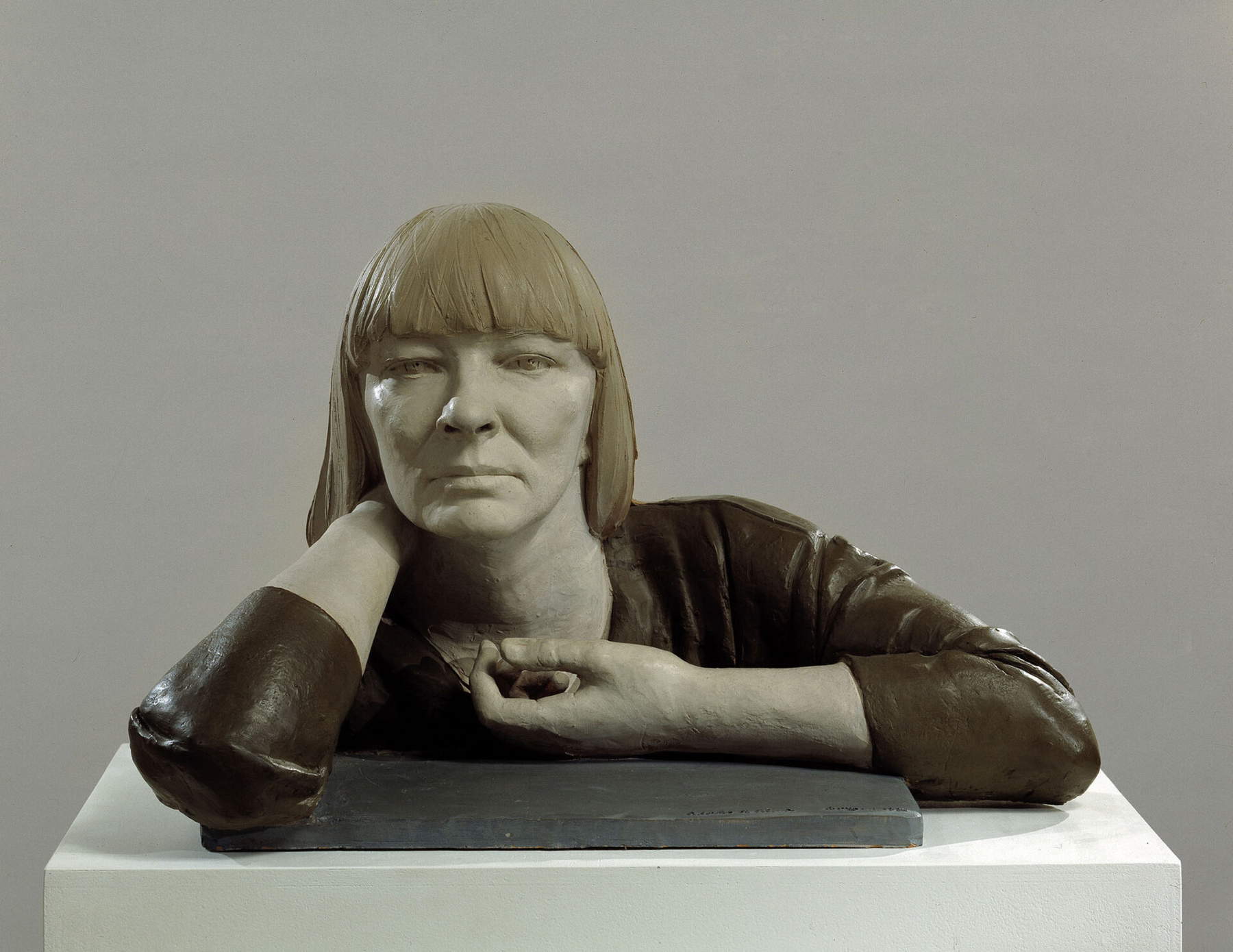 Giuseppe Bergomi, Portrait of Alma (1998; polychrome terracotta) Giuseppe Bergomi, Portrait of Alma (1998; polychrome terracotta)