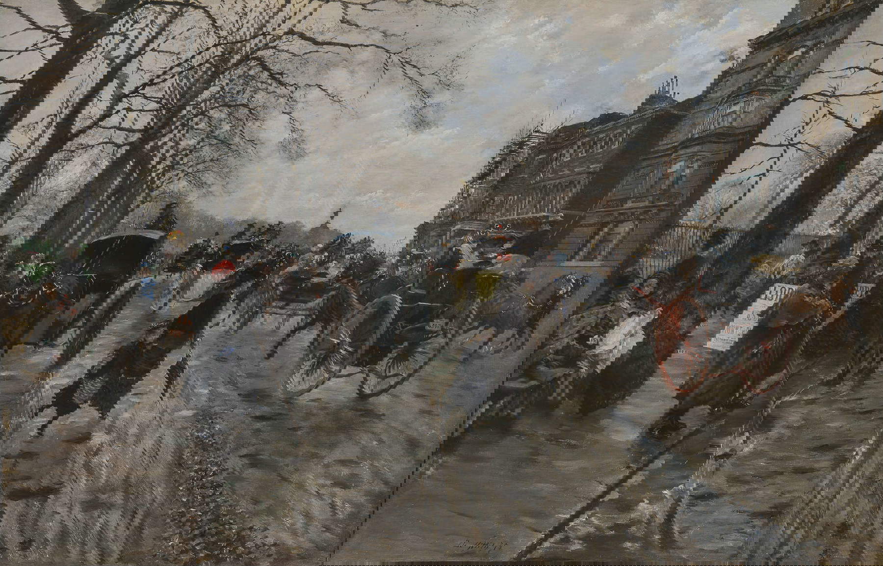 Giuseppe De Nittis, Piccadilly (Giornata invernale a Londra) (1875; Collezione privata). Su concessione di METS - Gallerie Maspes, Milano © Archivio Gallerie Maspes, Milano Giuseppe De Nittis, Piccadilly (Giornata invernale a Londra) (1875; Collezione privata). Su concessione di METS - Gallerie Maspes, Milano © Archivio Gallerie Maspes, Milano