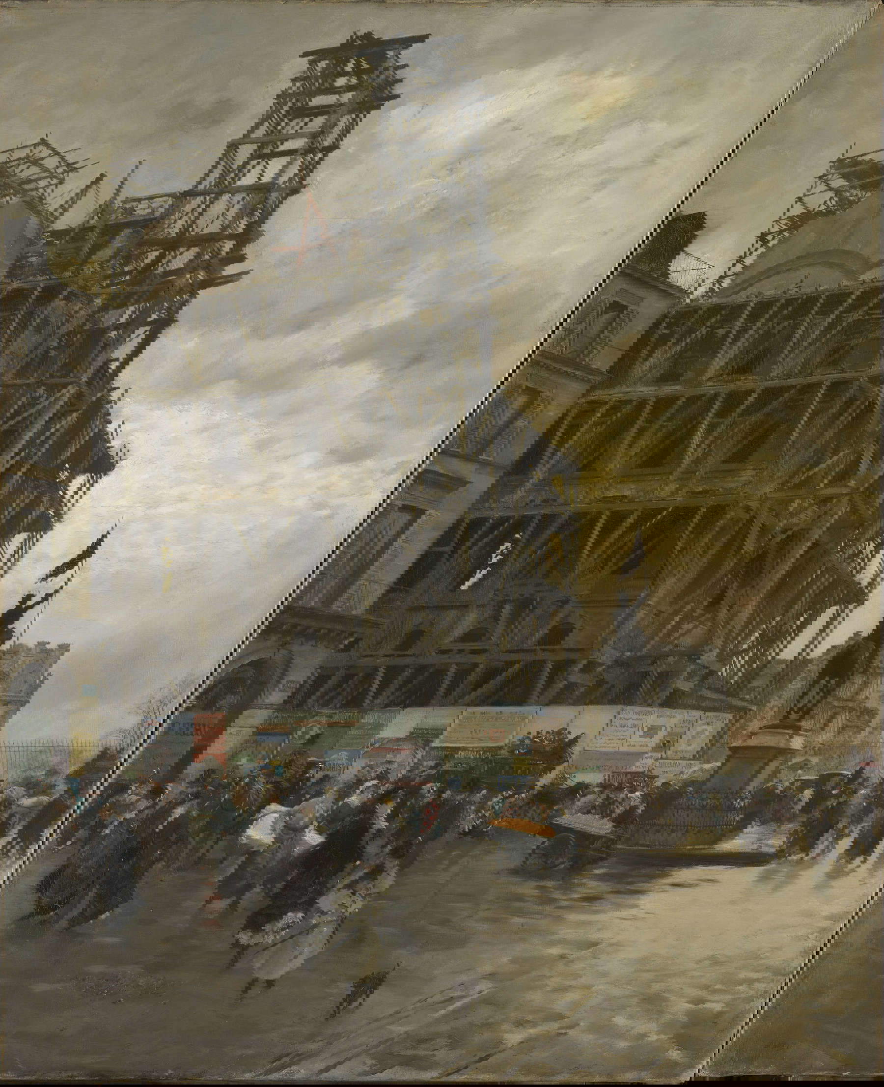 Giuseppe De Nittis, La place des Pyramides (1875; Parigi, Musée d'Orsay) © RMN-Grand Palais  Herve Lewandowski  Dist. Foto SCALA, Firenze Giuseppe De Nittis, La place des Pyramides (1875; Parigi, Musée d'Orsay) © RMN-Grand Palais  Herve Lewandowski  Dist. Foto SCALA, Firenze