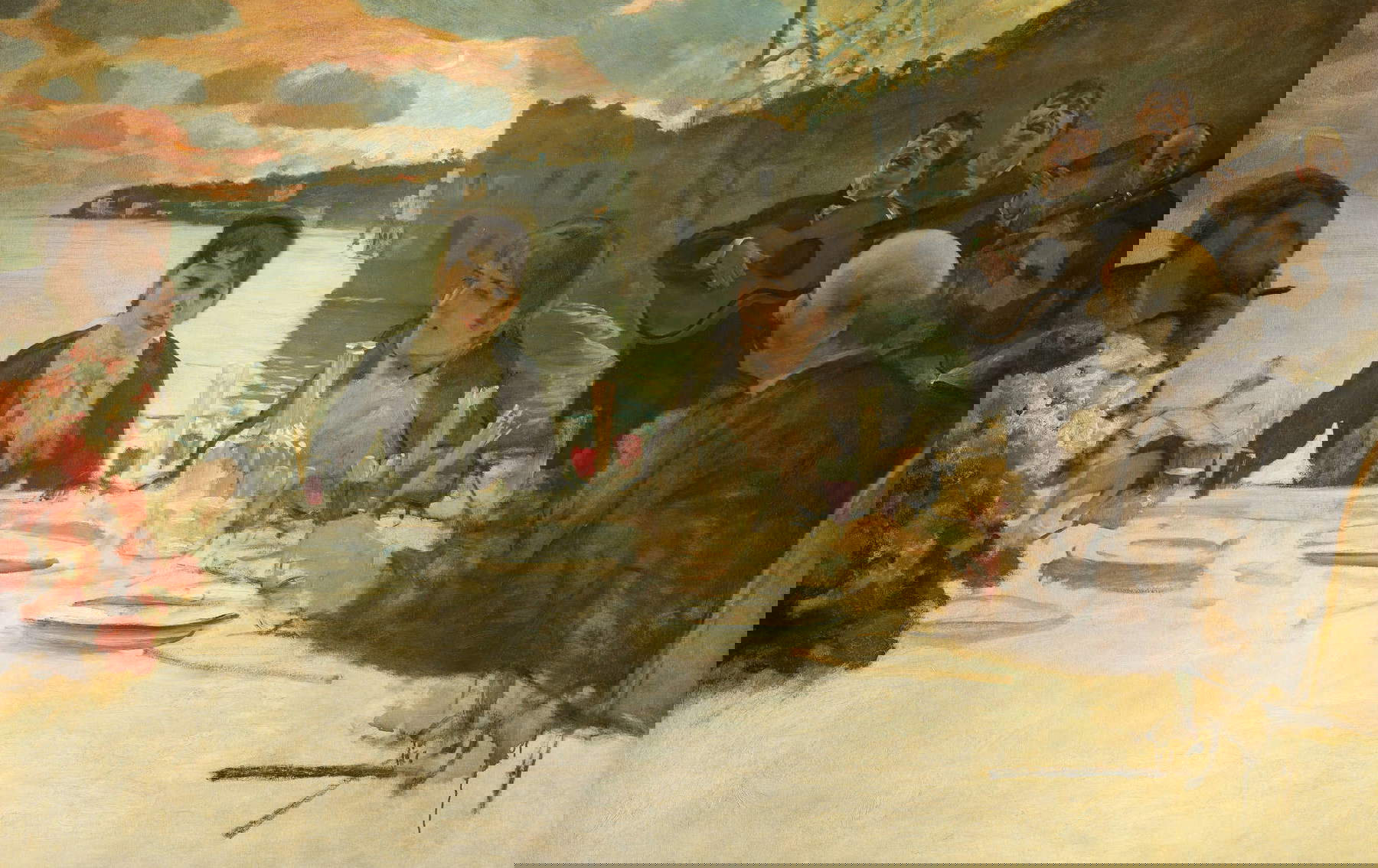 Giuseppe De Nittis, Pranzo a Posillipo (1879 circa; Milano, Galleria d'Arte Moderna) © Comune di Milano – tutti i diritti riservati – Galleria d’Arte Moderna, Milano Giuseppe De Nittis, Pranzo a Posillipo (1879 circa; Milano, Galleria d'Arte Moderna) © Comune di Milano – tutti i diritti riservati – Galleria d’Arte Moderna, Milano