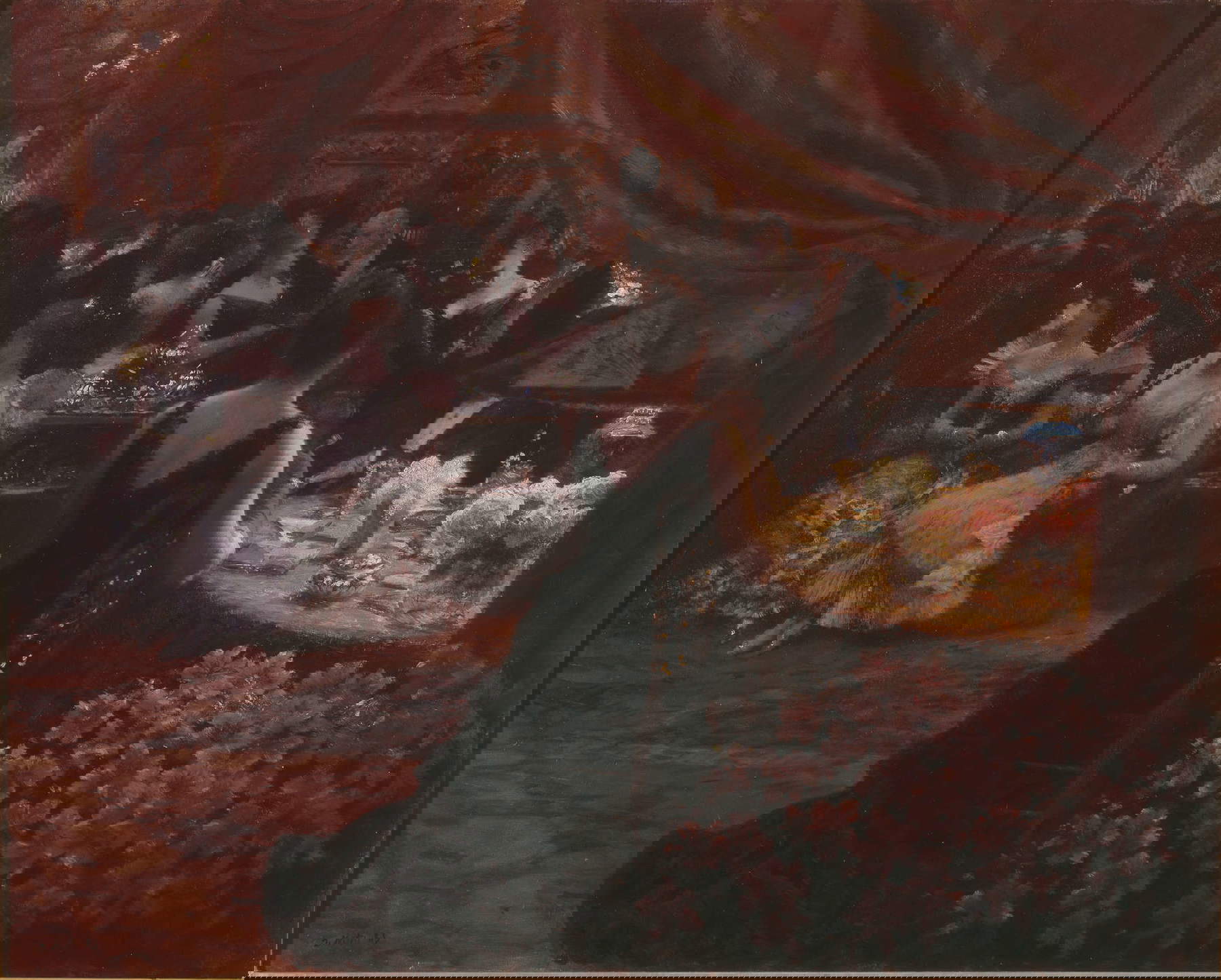 Giuseppe De Nittis, Il salotto della principessa Mathilde (1883; Barletta, Pinacoteca Giuseppe De Nittis) Giuseppe De Nittis, Il salotto della principessa Mathilde (1883; Barletta, Pinacoteca Giuseppe De Nittis)