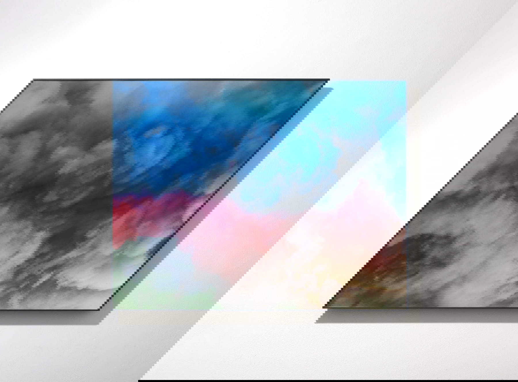 Goldschmied &amp; Chiari, Untitled view (2020; stampa su vetro e specchio, 80 x 100 cm; Firenze-Milano, Galleria Poggiali)