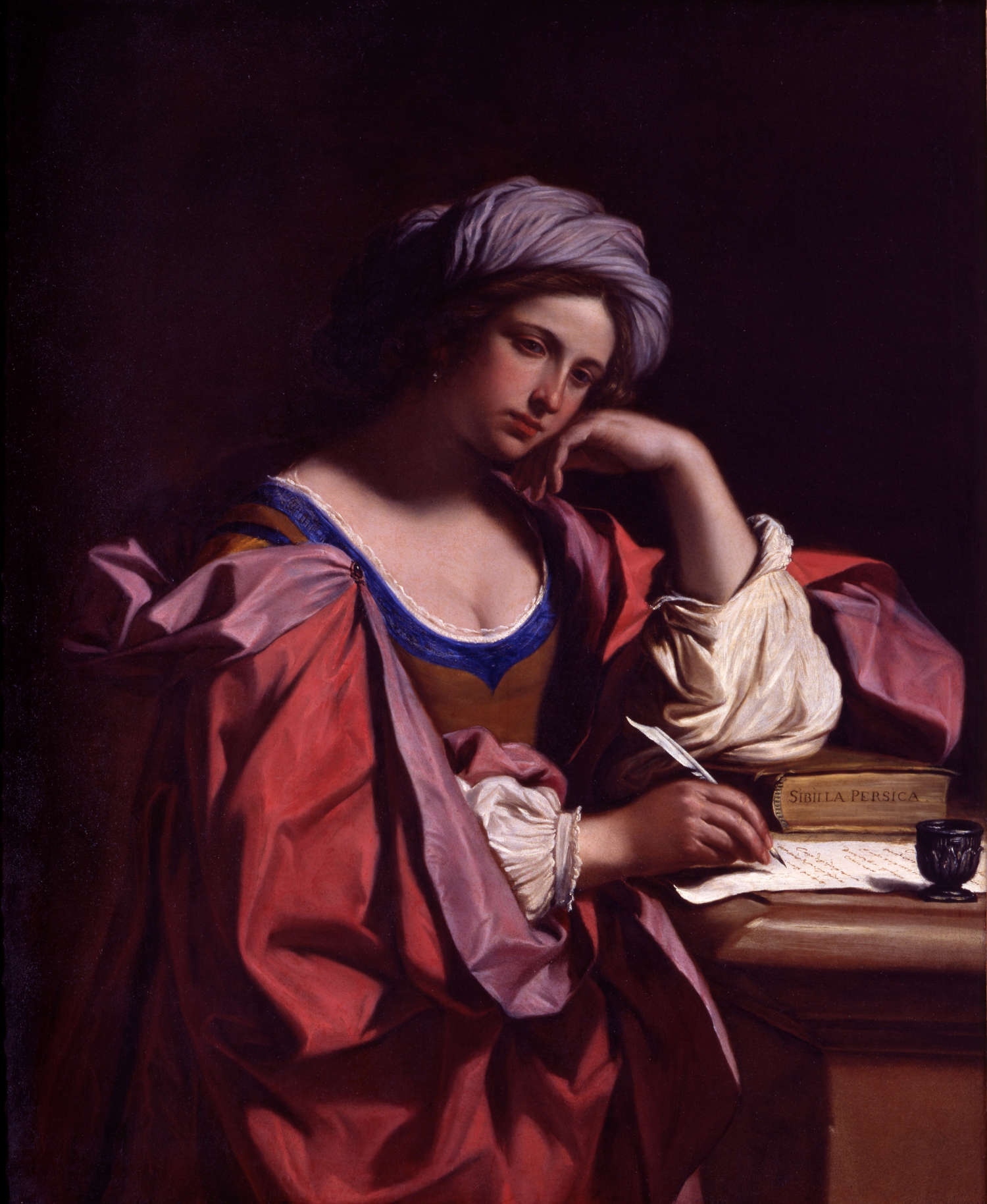 Guercino, Sibilla Persica (1647; Öl auf Leinwand, 117 x 96 cm; Rom, Kapitolinische Museen - Pinacoteca Capitolina). Fotoarchiv der Kapitolinischen Museen - © Amt für das kapitolinische Kulturerbe Guercino, Sibilla Persica (1647; Öl auf Leinwand, 117 x 96 cm; Rom, Kapitolinische Museen - Pinacoteca Capitolina). Fotoarchiv der Kapitolinischen Museen - © Amt für das kapitolinische Kulturerbe