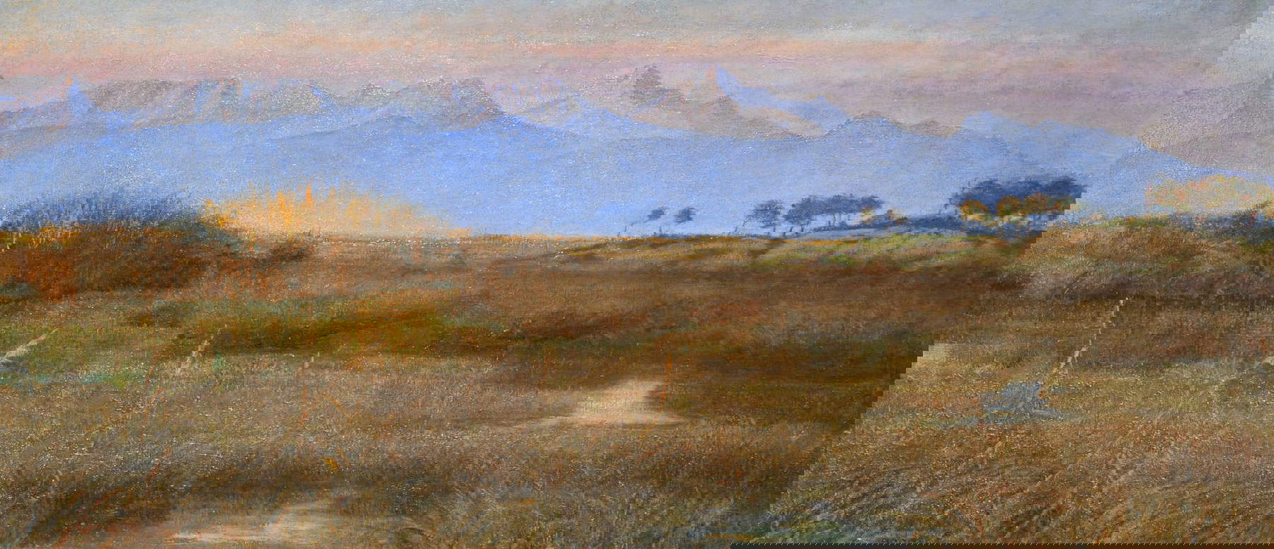 Guglielmo Amedeo Lori, Veduta. Les Alpes Apuanes depuis la Marina di Pisa (1901 ; Pise, Palazzo Blu) Guglielmo Amedeo Lori, Veduta. Les Alpes Apuanes depuis la Marina di Pisa (1901 ; Pise, Palazzo Blu)