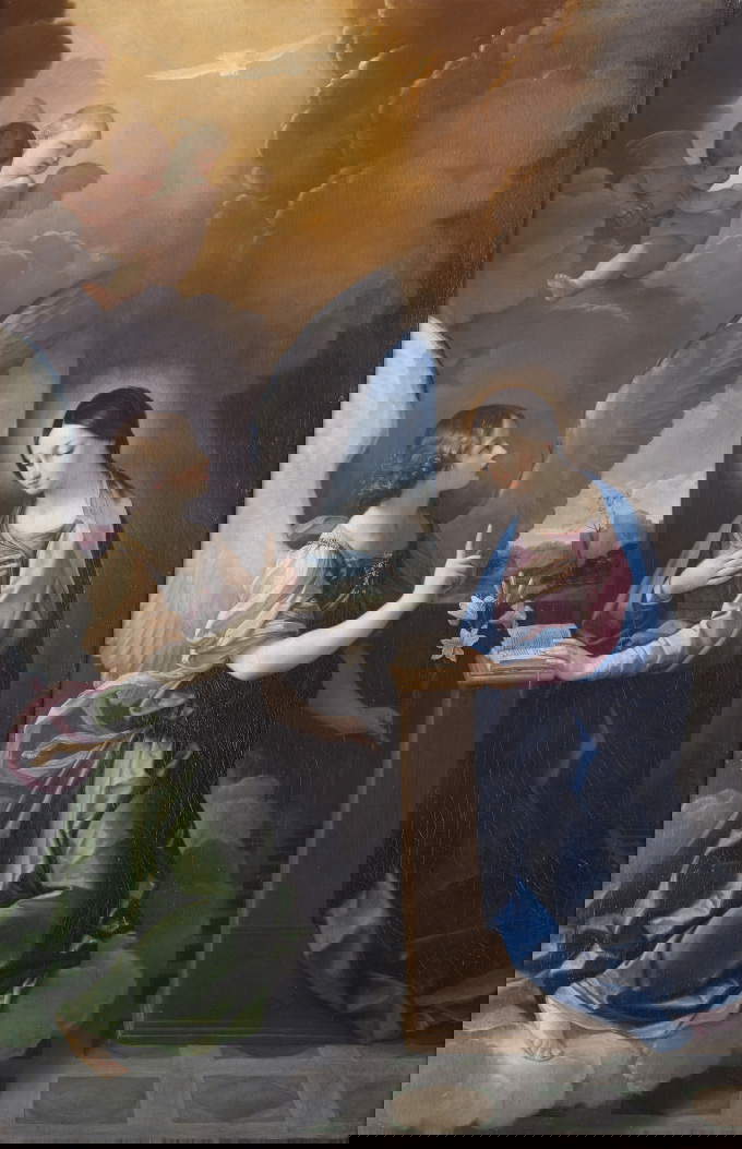 Guido Reni, Anunciación (c. 1626; Ascoli Piceno, Pinacoteca Civica) Guido Reni, Anunciación (c. 1626; Ascoli Piceno, Pinacoteca Civica)