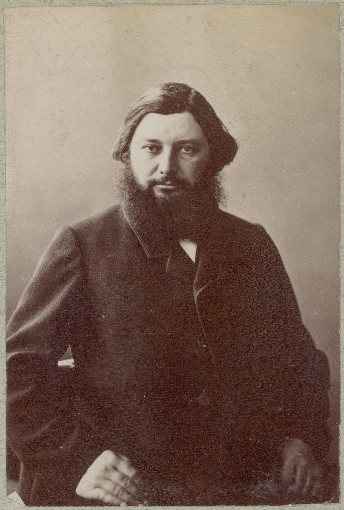 Gustave Courbet nel 1860 Gustave Courbet nel 1860
