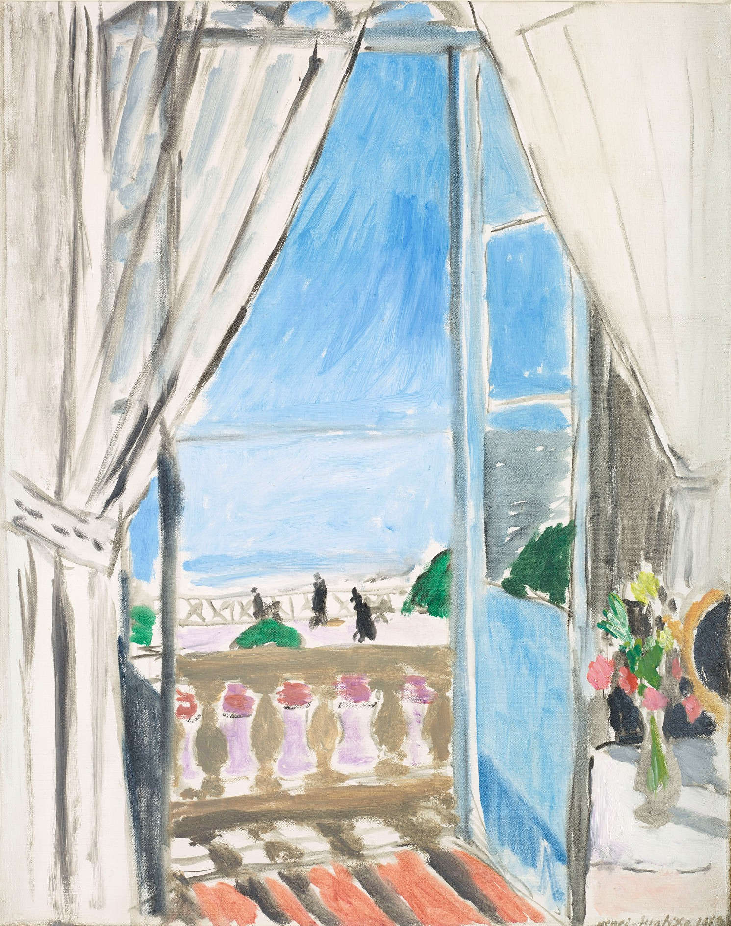 Henri Matisse, La finestra aperta (1919; olio su tela, 61 x 48 cm; Bagnols-sur-Cèze, Musée Albert-Andr) Henri Matisse, La finestra aperta (1919; olio su tela, 61 x 48 cm; Bagnols-sur-Cèze, Musée Albert-Andr)