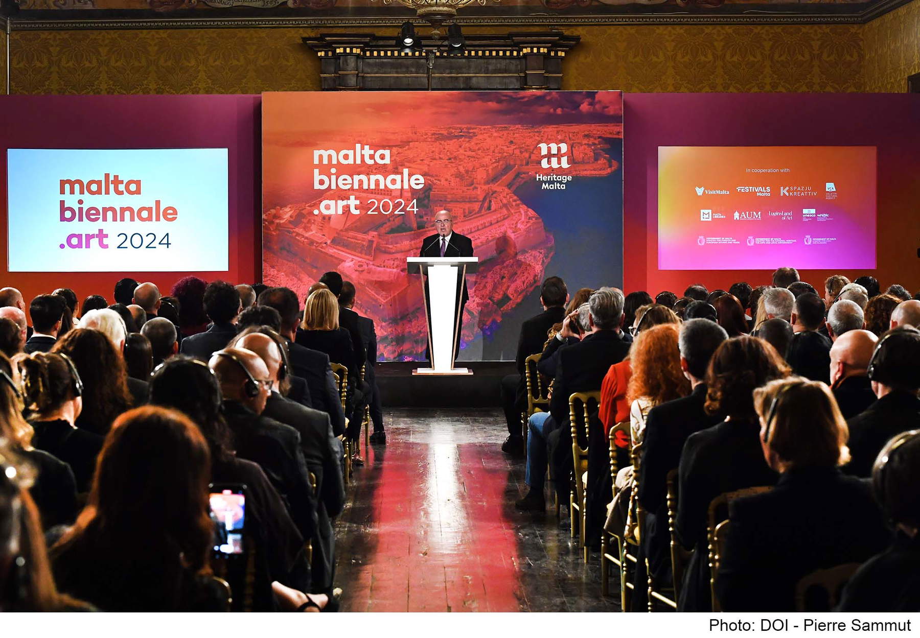 Einweihung der Malta-Biennale 2024 Einweihung der Malta-Biennale 2024