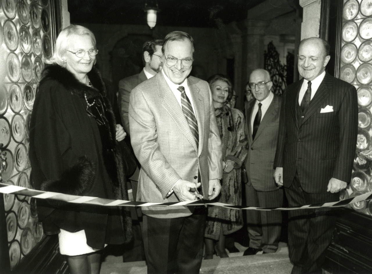 Inauguration du musée Bagatti Valsecchi en 1994 Inauguration du musée Bagatti Valsecchi en 1994