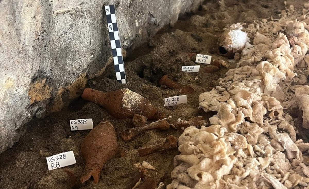 Cerberus Tomb investigation continues in Giugliano: burial and grave goods discovered