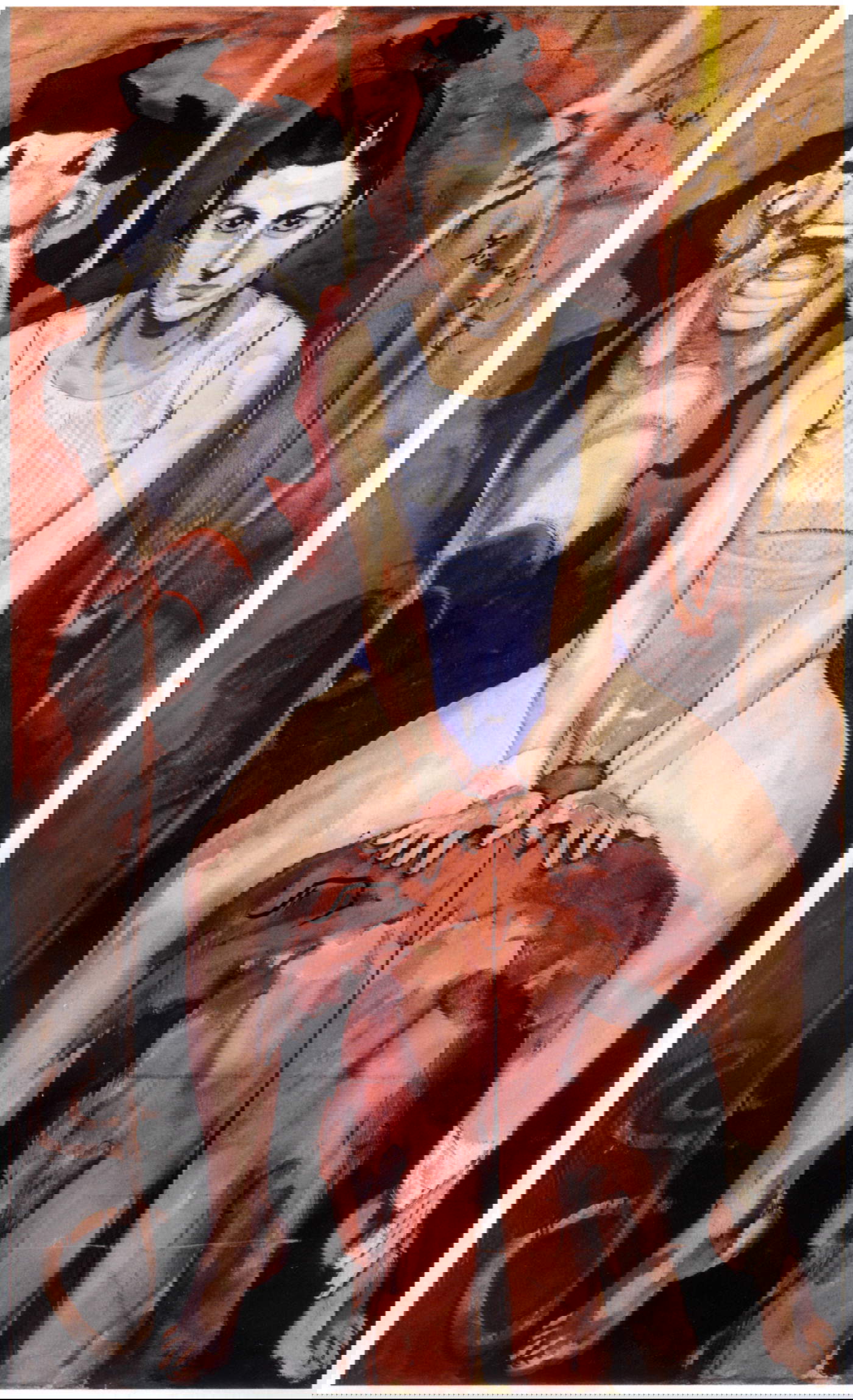 Italo Cremona, Der Sieg auf dem Gipspferd (um 1939; Öl auf Leinwand, 135 x 80 cm; Sammlung Caterina Bottari Lattes)