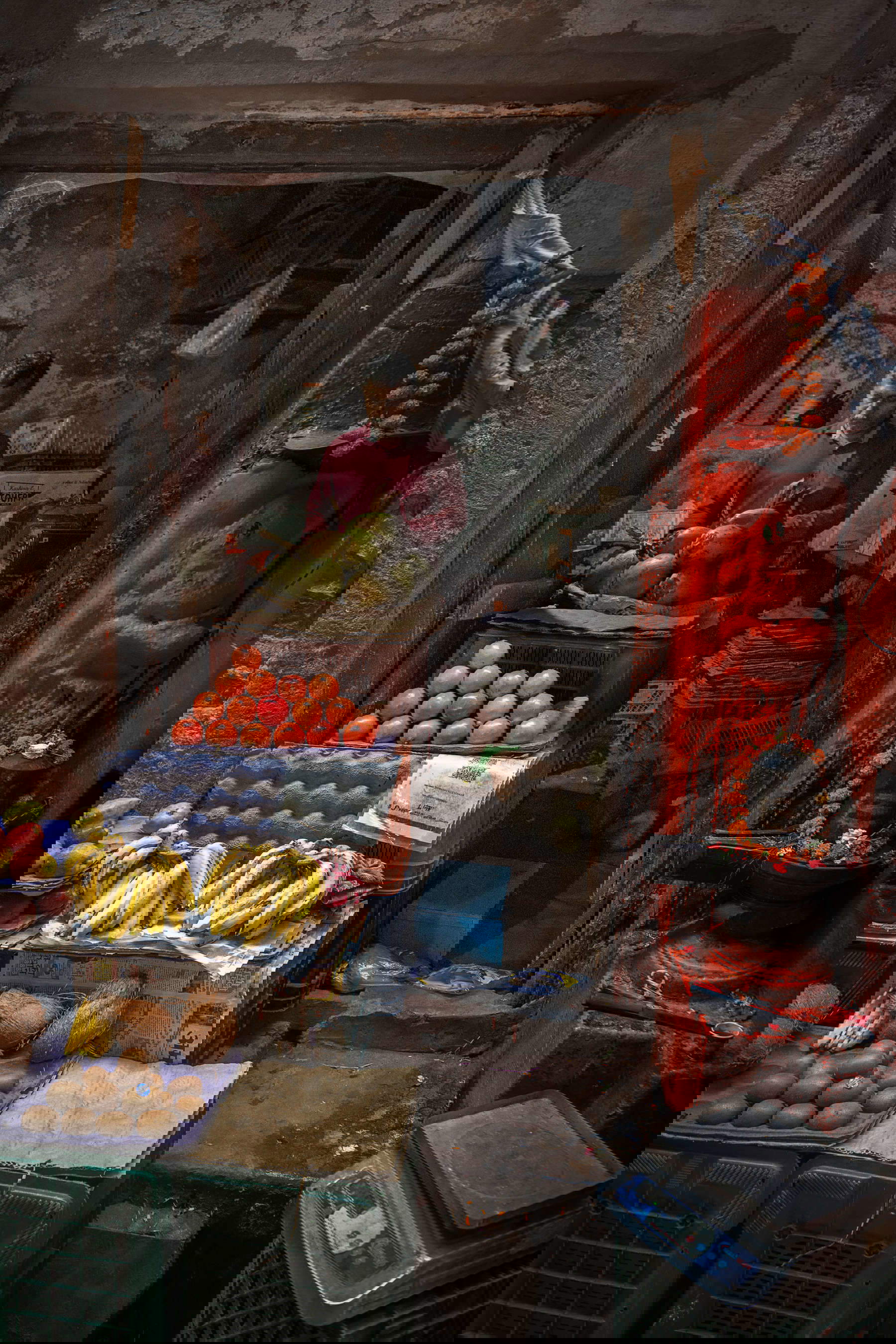 Ivana Sunjic, Reborn, The painting of the fruit seller.