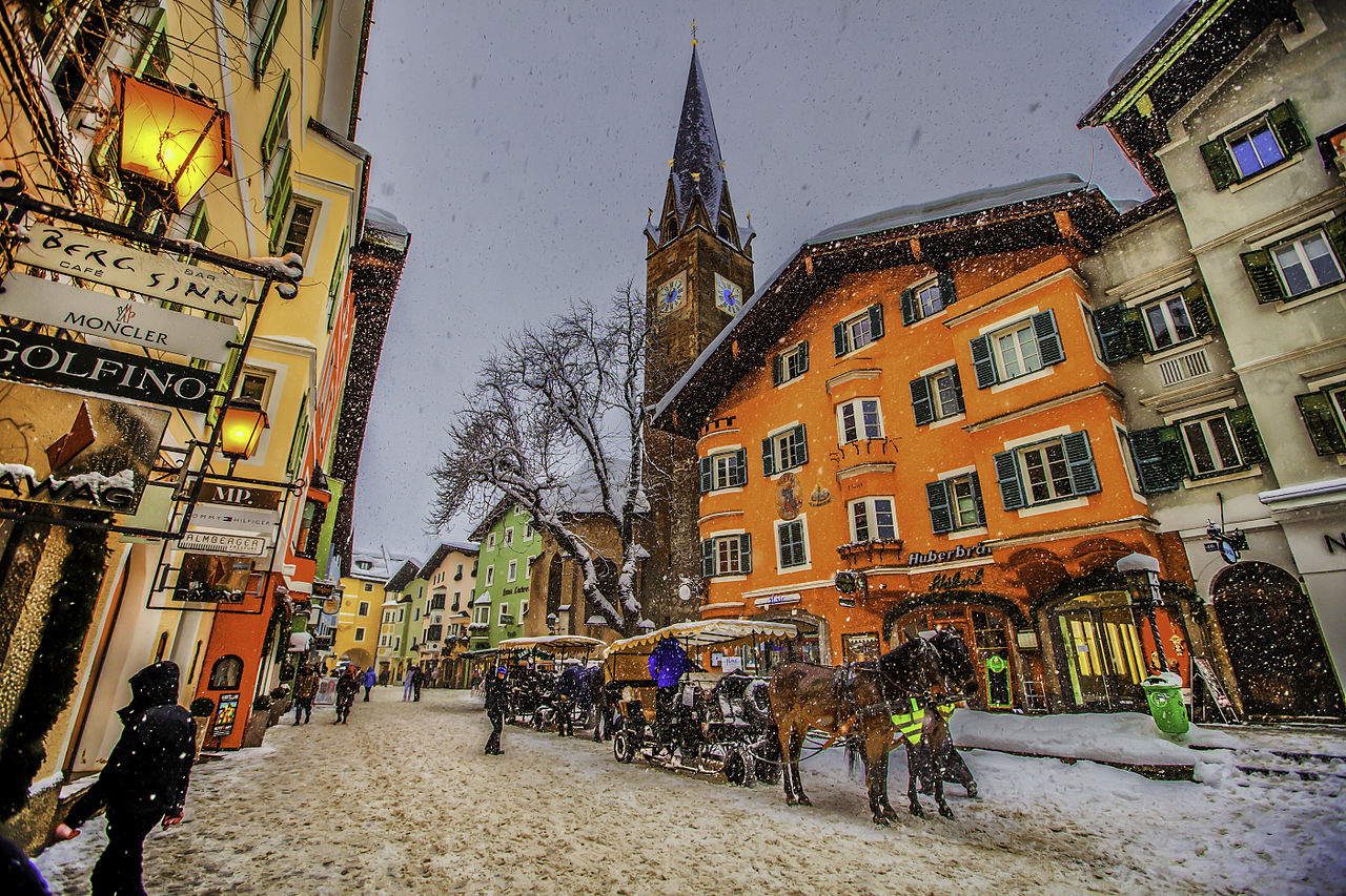 Das Zentrum von Kitzbühel. Foto: Valerii Tkachenko Das Zentrum von Kitzbühel. Foto: Valerii Tkachenko