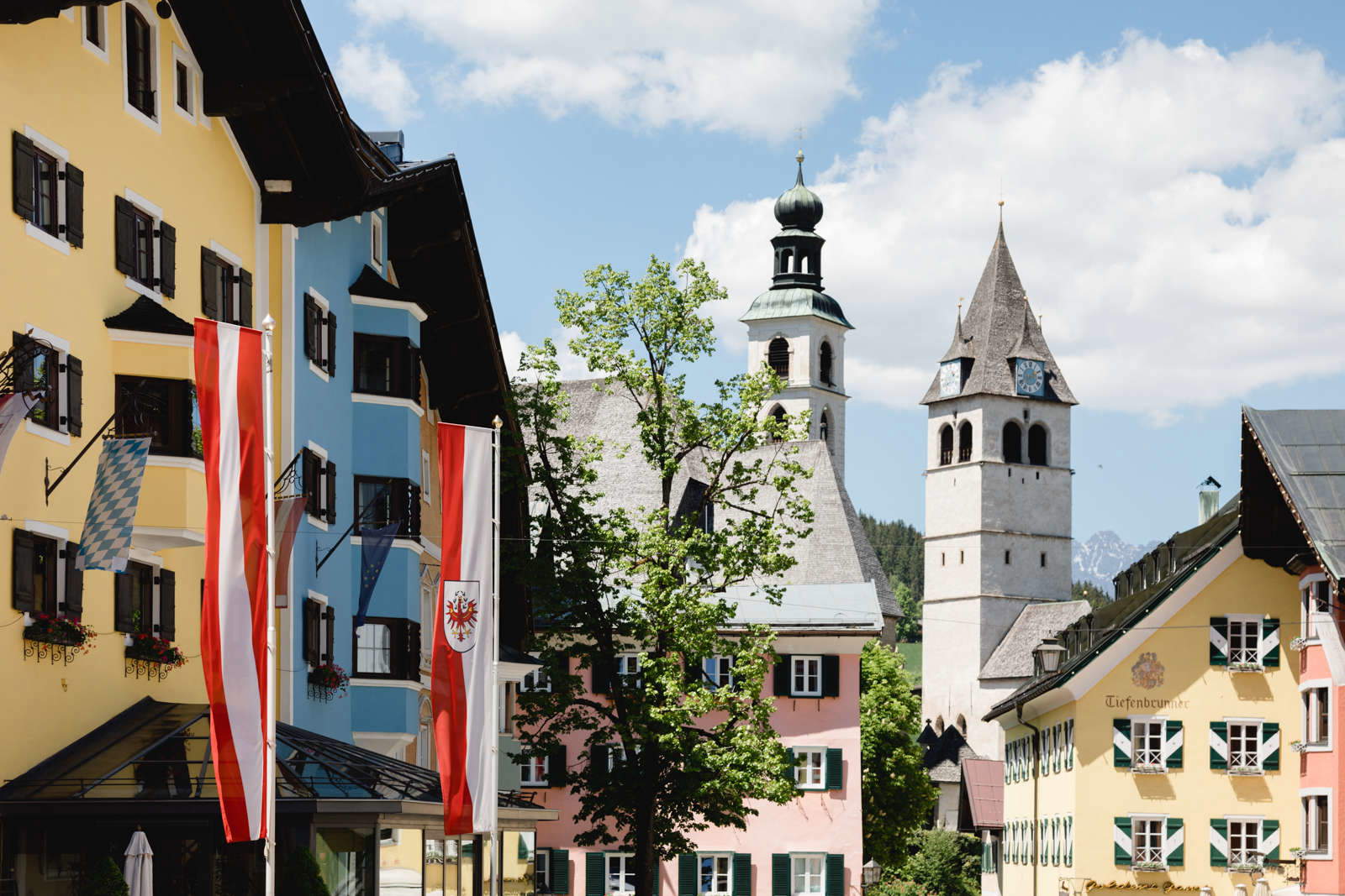 Das Zentrum von Kitzbühel. Foto: Tirol Werbung Das Zentrum von Kitzbühel. Foto: Tirol Werbung