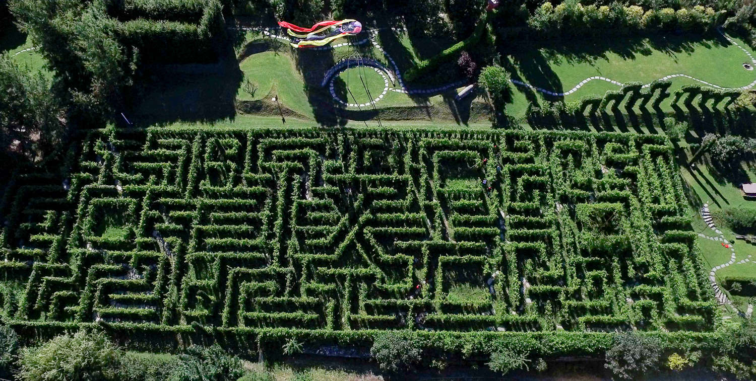 Das Labyrinth des Kr?nzelhofs, ein Irrgarten inmitten der Weinberge