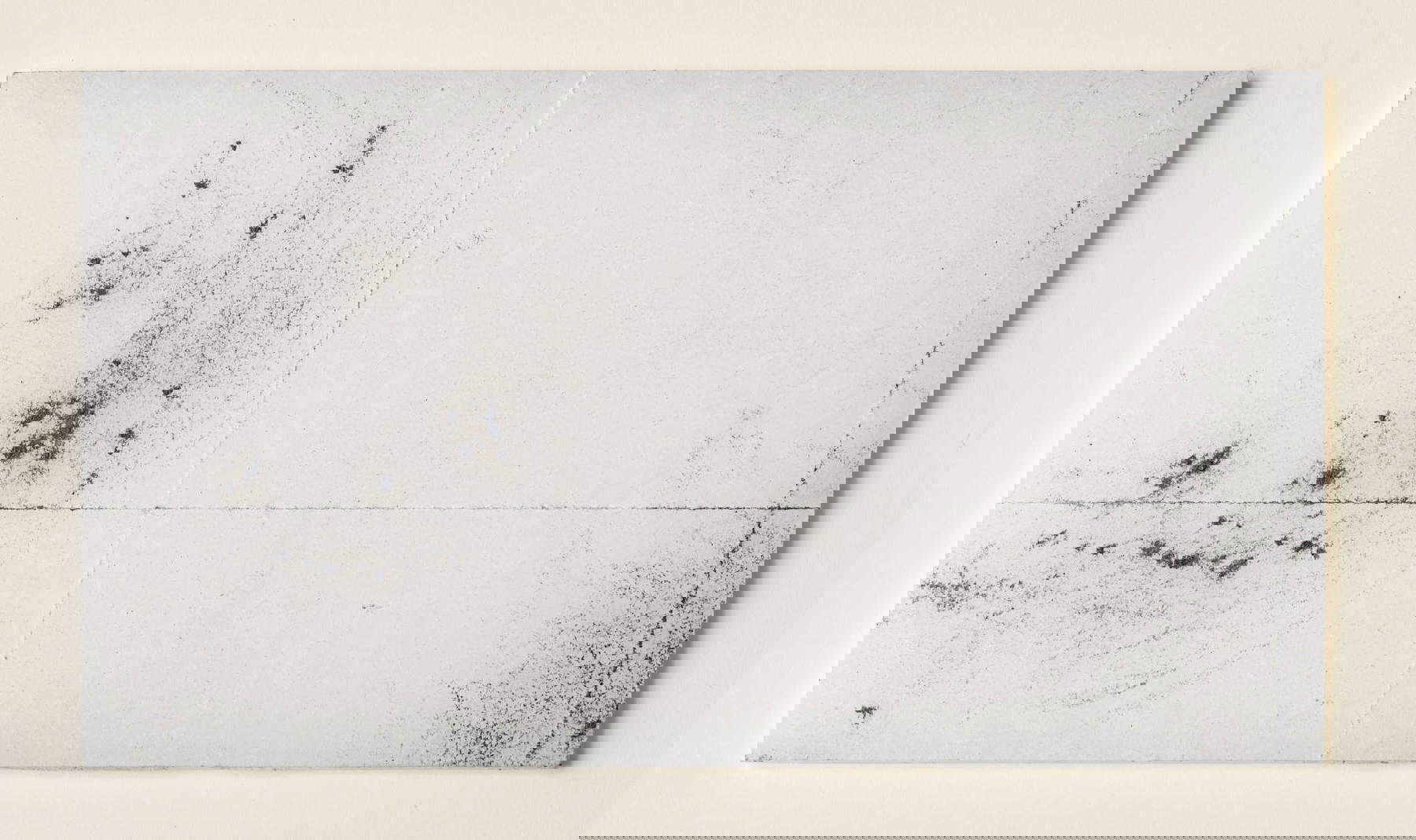 Laura Viale, 1:1 (2023; graphite on waxed paper on plexiglass). Courtesy of the artist Laura Viale, 1:1 (2023; graphite on waxed paper on plexiglass). Courtesy of the artist