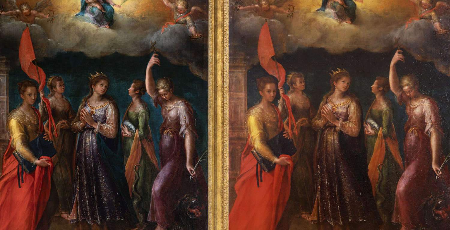 Bologna, important painting by Lavinia Fontana restored at Pinacoteca Nazionale