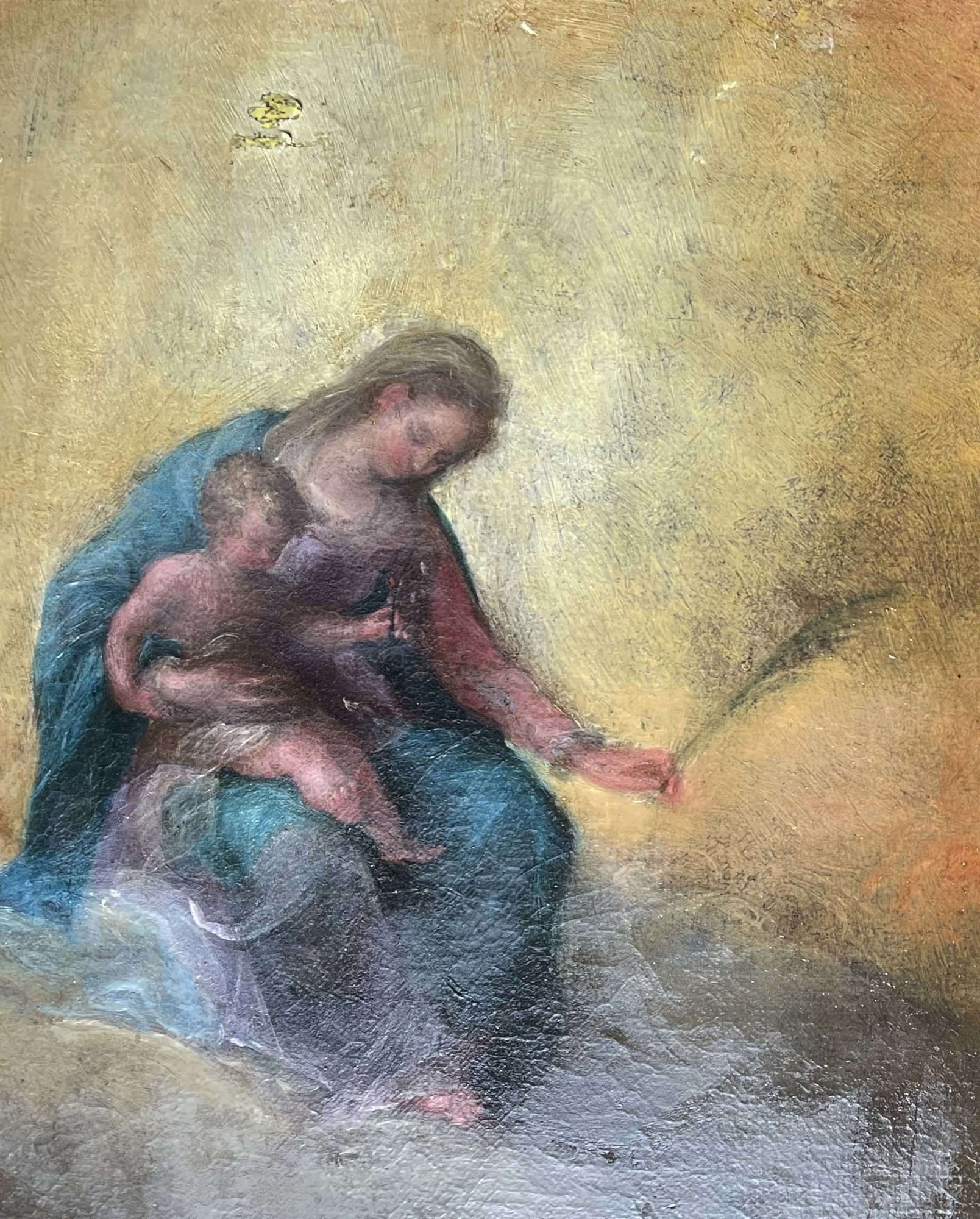 Detail of the restoration