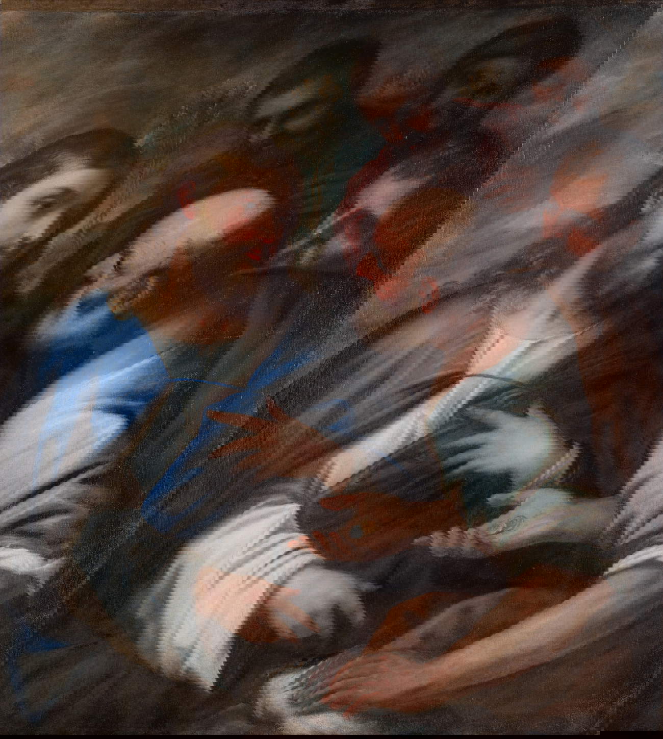 Il Tributo della moneta di Luca Giordano dopo il restauro. Foto di Mauro Coen