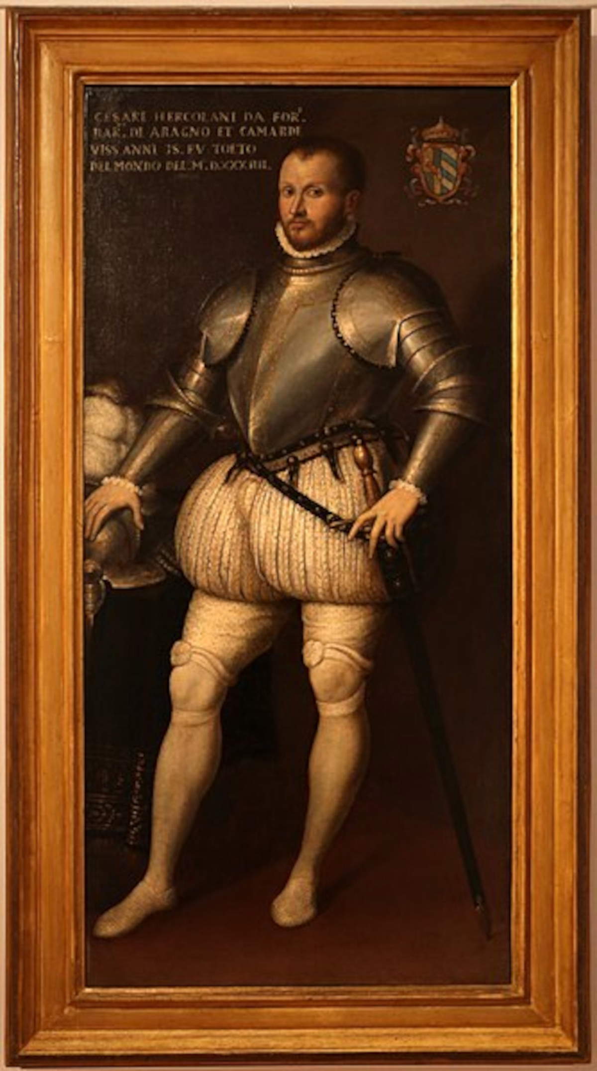 Luca Longhi, Retrato de Cesare Hercolani (Forlì, Pinacoteca Comunale)