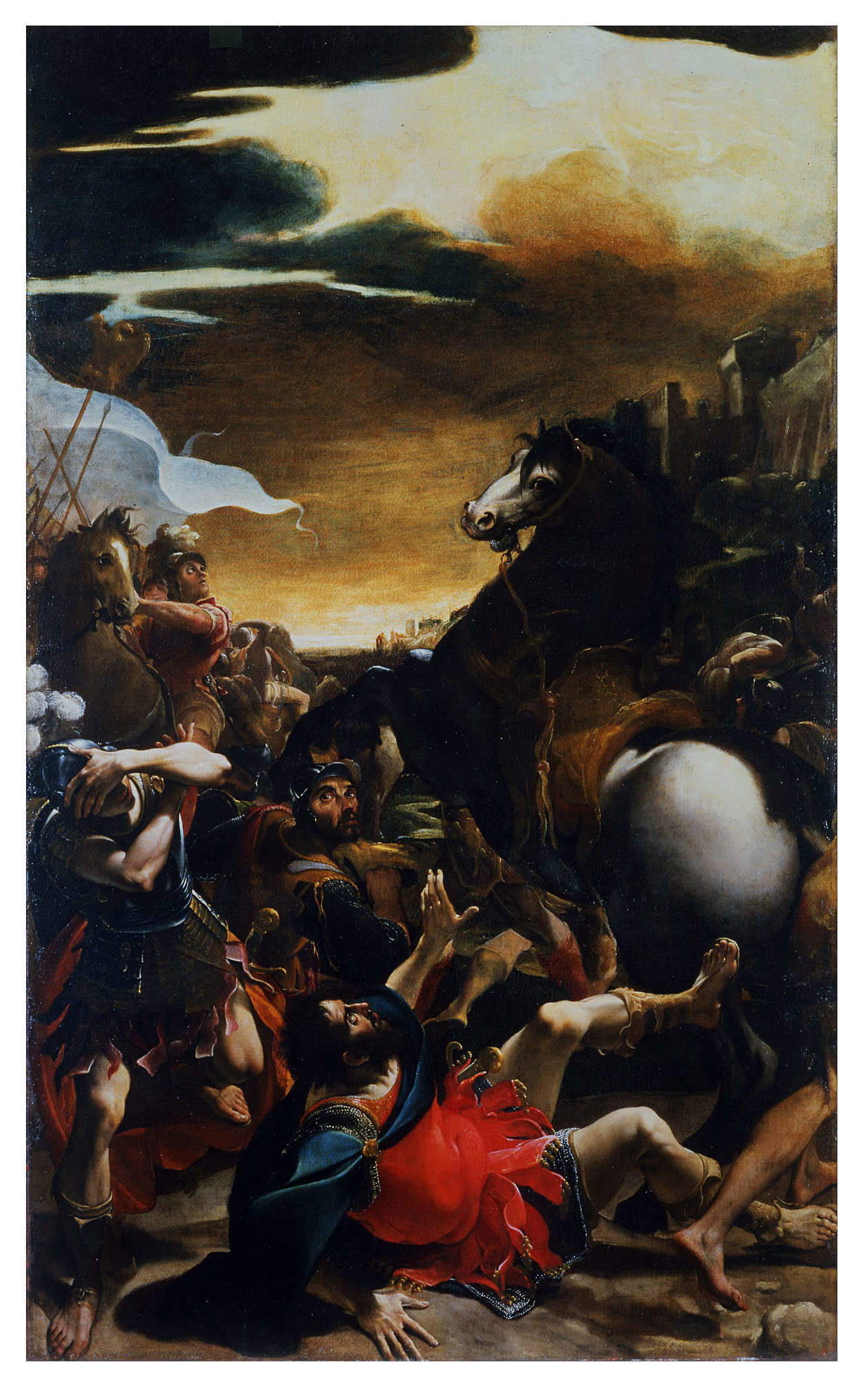 Ludovico Carracci, Bekehrung des Heiligen Paulus (1587-1588; Leinwand; Bologna, Pinacoteca Nazionale)