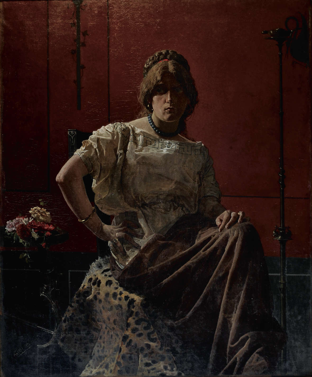 Luigi Serra, Jone (1871; oil on canvas, 124x102 cm) Luigi Serra, Jone (1871; oil on canvas, 124x102 cm)