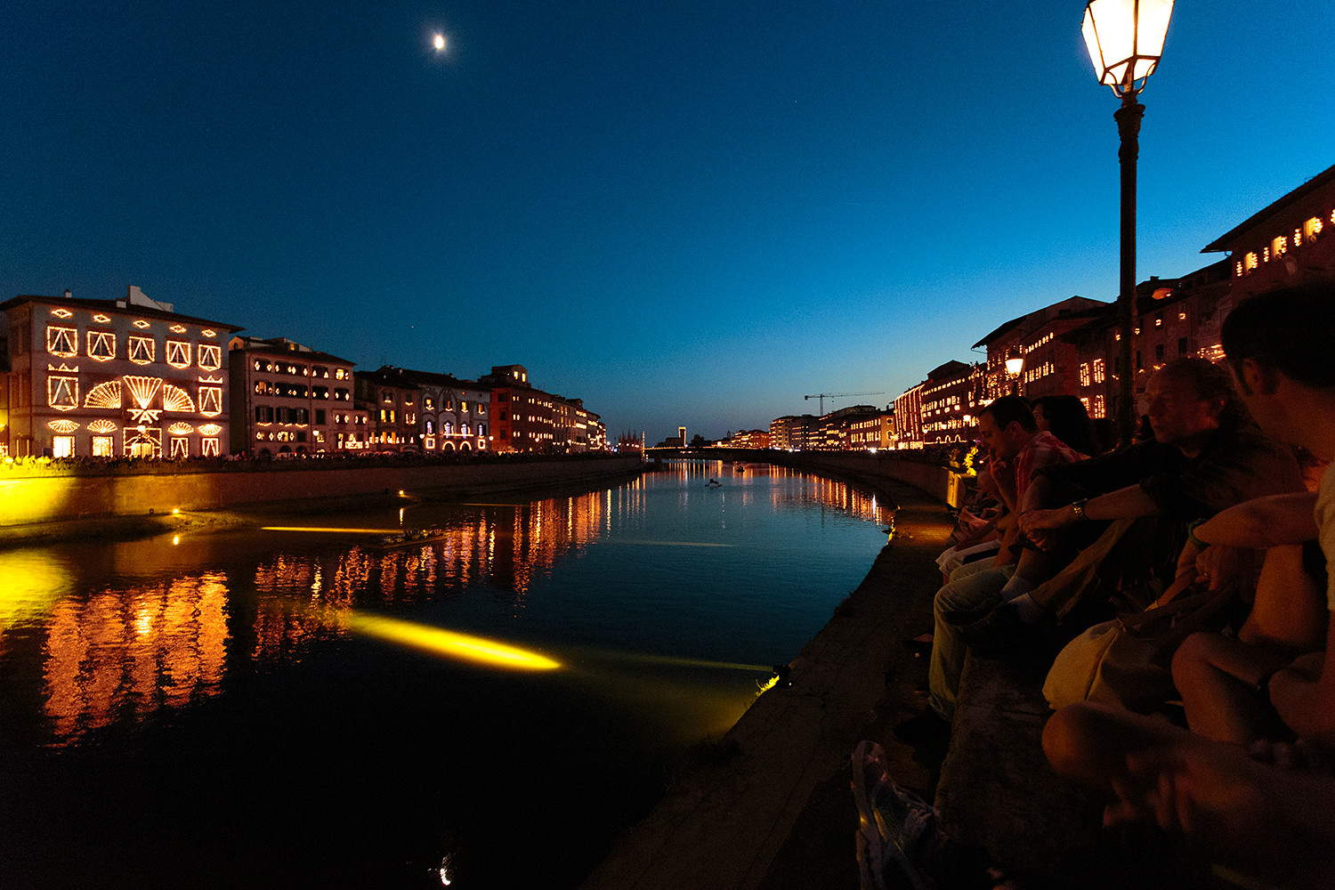 Luminara di San Ranieri a Pisa. Foto: Sebastian Anthony Luminara di San Ranieri a Pisa. Foto: Sebastian Anthony