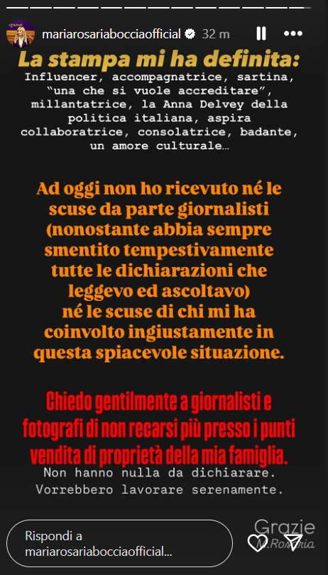 Relatos de Maria Rosaria Boccia del 3 de septiembre Relatos de Maria Rosaria Boccia del 3 de septiembre