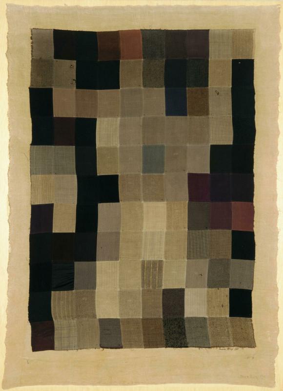 Man Ray, Wandteppich (1911; Wolle auf Leinen genäht, 210 x 151,8 cm; Paris, Centre Pompidou)