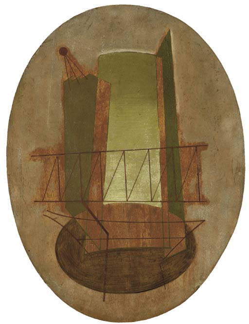 Man Ray, Narziss (1917; Öl auf Tafel, 35,5 x 26,7 cm)
