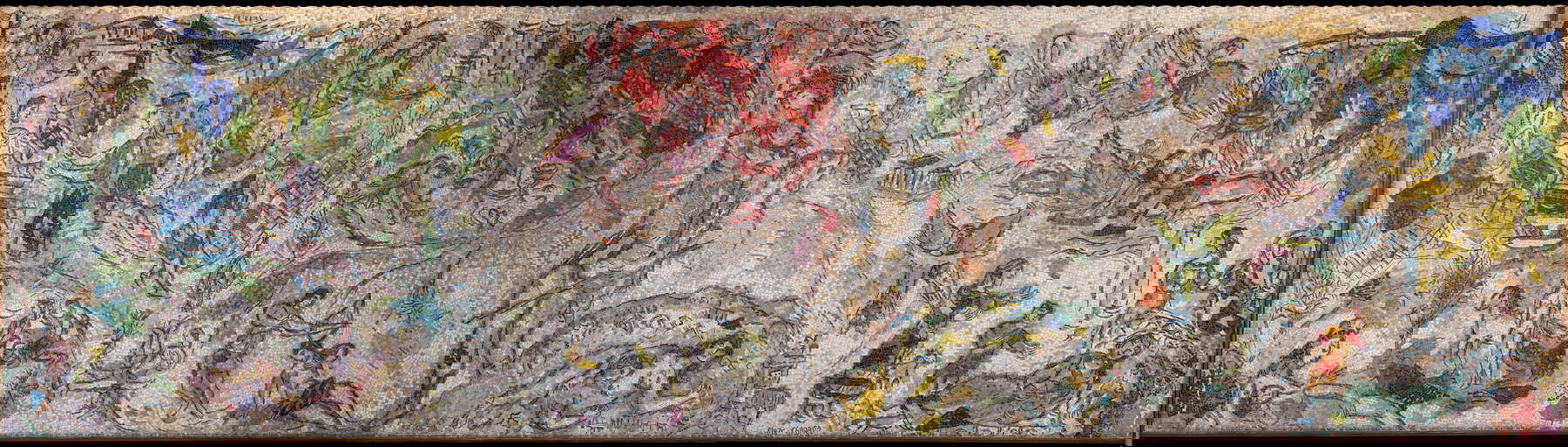 Marc Chagall, Le Message d'Ulysse (1968; Mosaik von Heidi und Lino Melano; Nizza, Facult&eacute; de Droit) &copy; Chagall &reg;