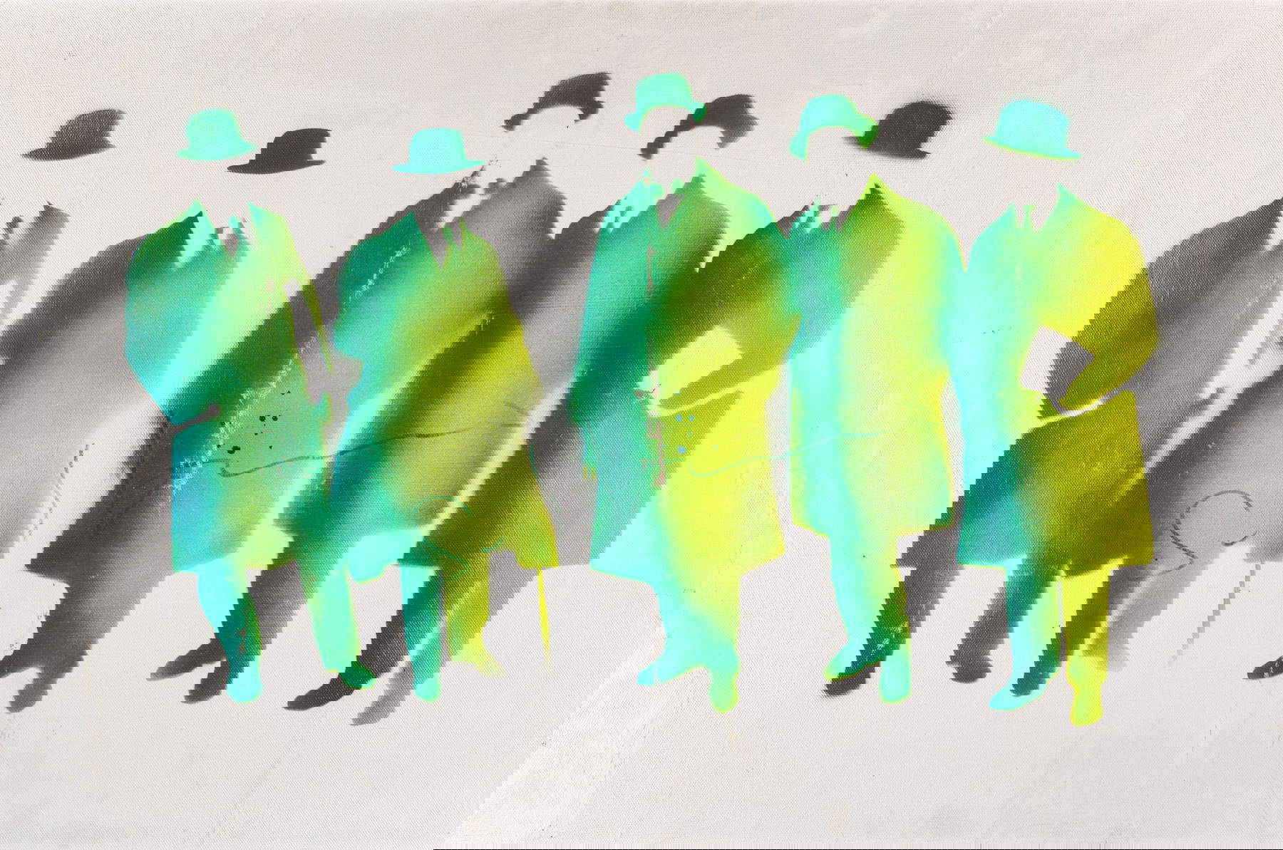 Mario Schifano, Futurisme revisité (s.d. ; peinture sur toile, 65 x 100 cm ; collection privée) Mario Schifano, Futurisme revisité (s.d. ; peinture sur toile, 65 x 100 cm ; collection privée)