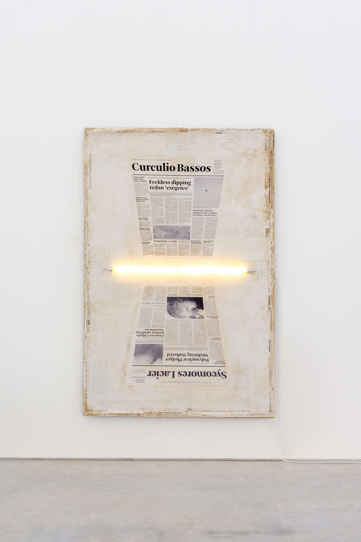 Mark Manders, Perspective Study (with All Exhisting Words) (2005-2025)