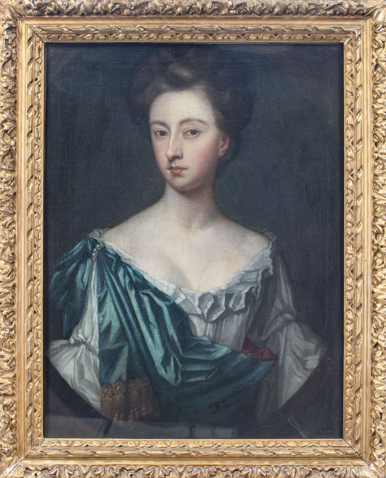 Mary Beale, Porträt von Katherine Lowter (1677; Öl auf Leinwand, 74,5 x 56 cm)
