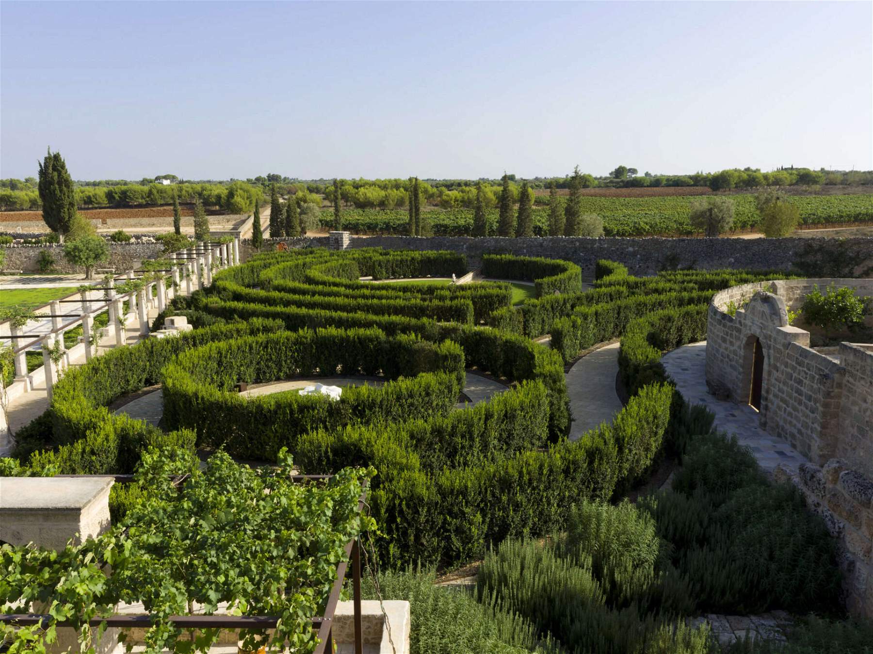 Ein Labyrinth im Herzen des Salento. Die Masseria Terre di Corillo