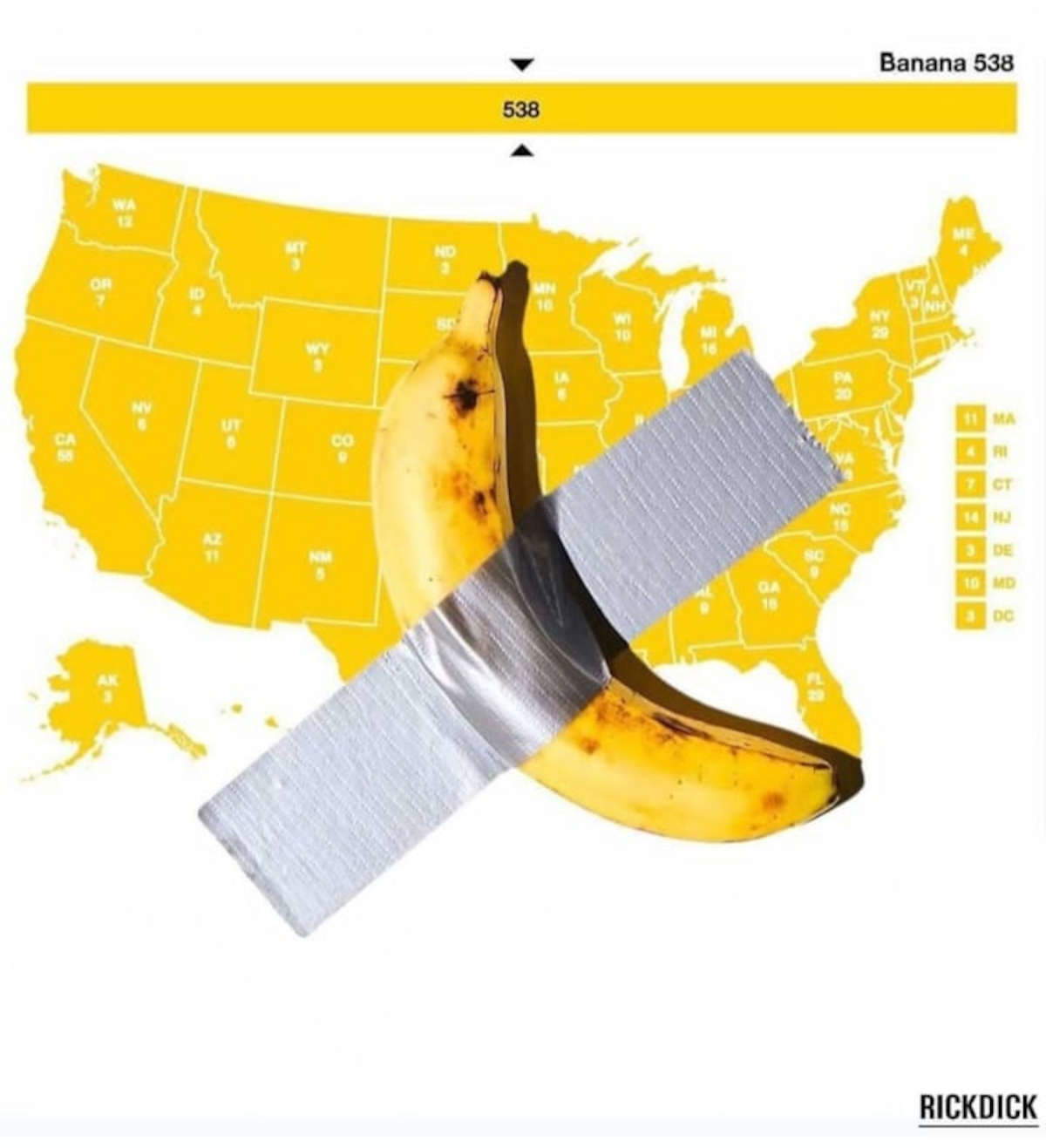 Meme su Comedian, la banana di Cattelan Meme su Comedian, la banana di Cattelan