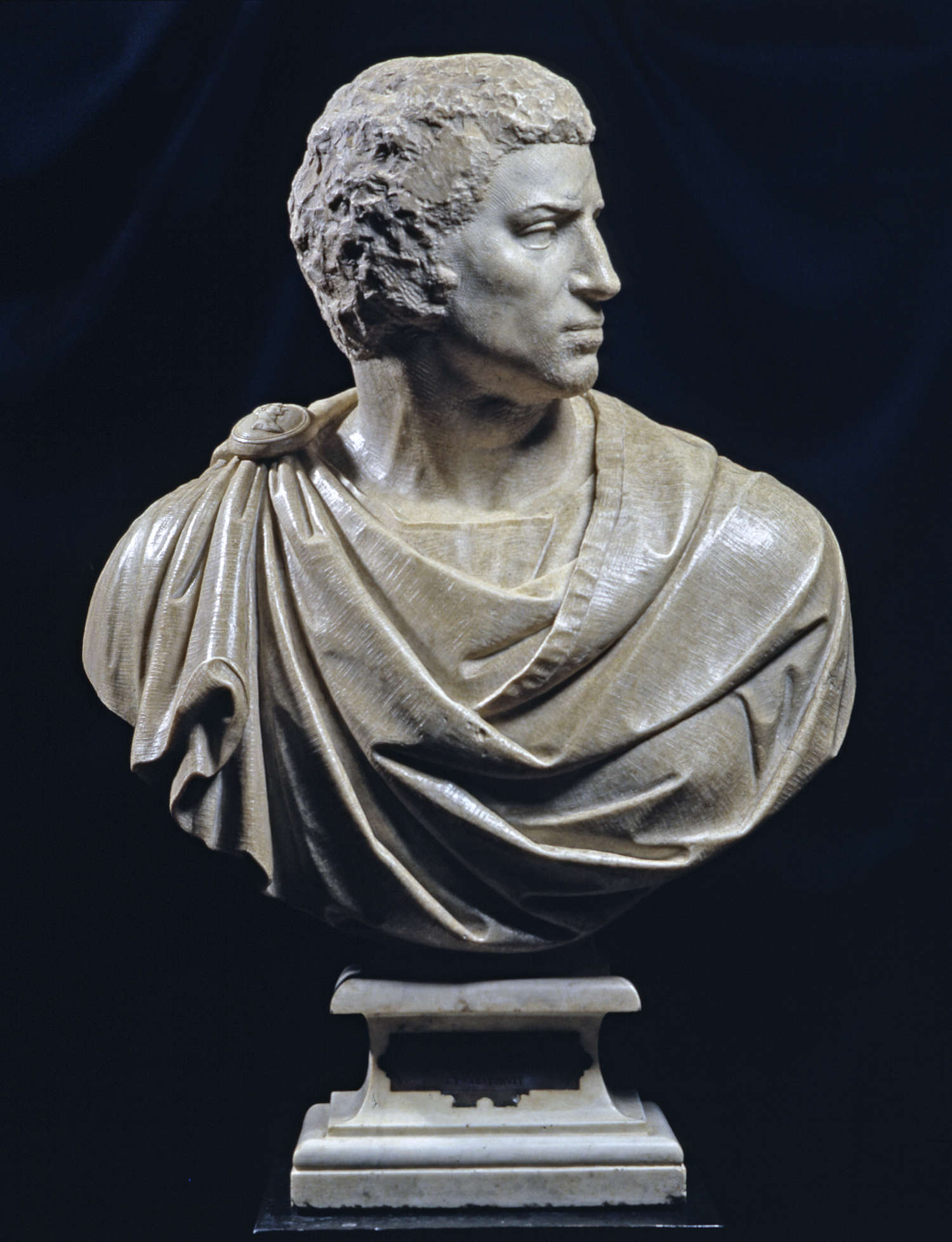 Michelangelo Buonarroti avec la collaboration de Tiberio Calcagni, Brutus (après 1537 ; marbre, Florence, Museo Nazionale del Bargello) ©Antonio Quattrone Michelangelo Buonarroti avec la collaboration de Tiberio Calcagni, Brutus (après 1537 ; marbre, Florence, Museo Nazionale del Bargello) ©Antonio Quattrone