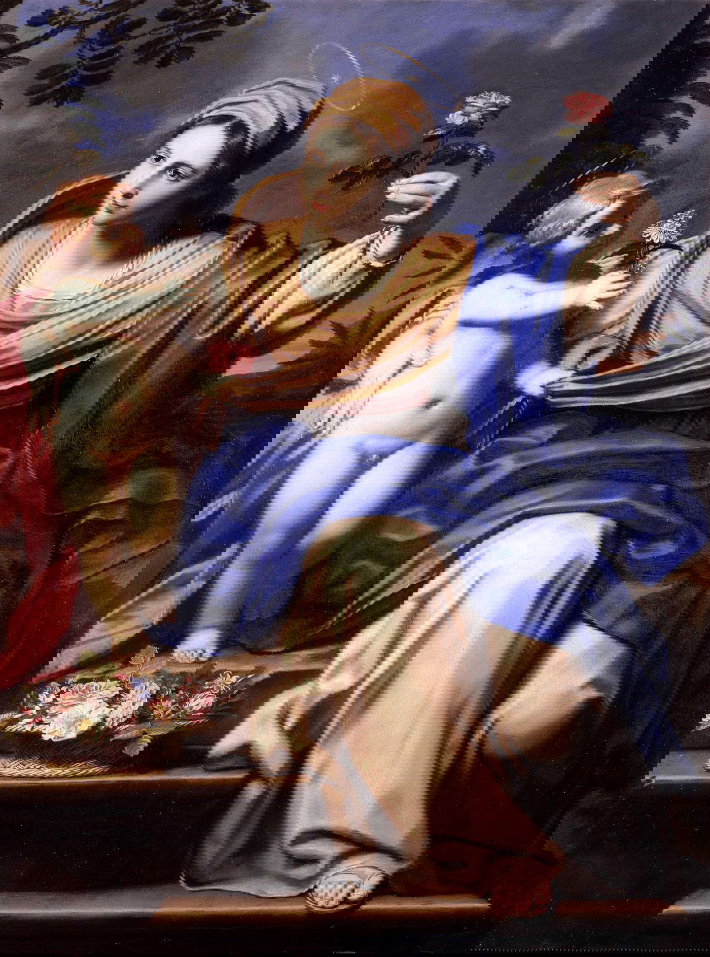 Michele Desubleo, Die Madonna der Rose (um 1650; Öl auf Leinwand; Modena, Sammlung BPER Banca)