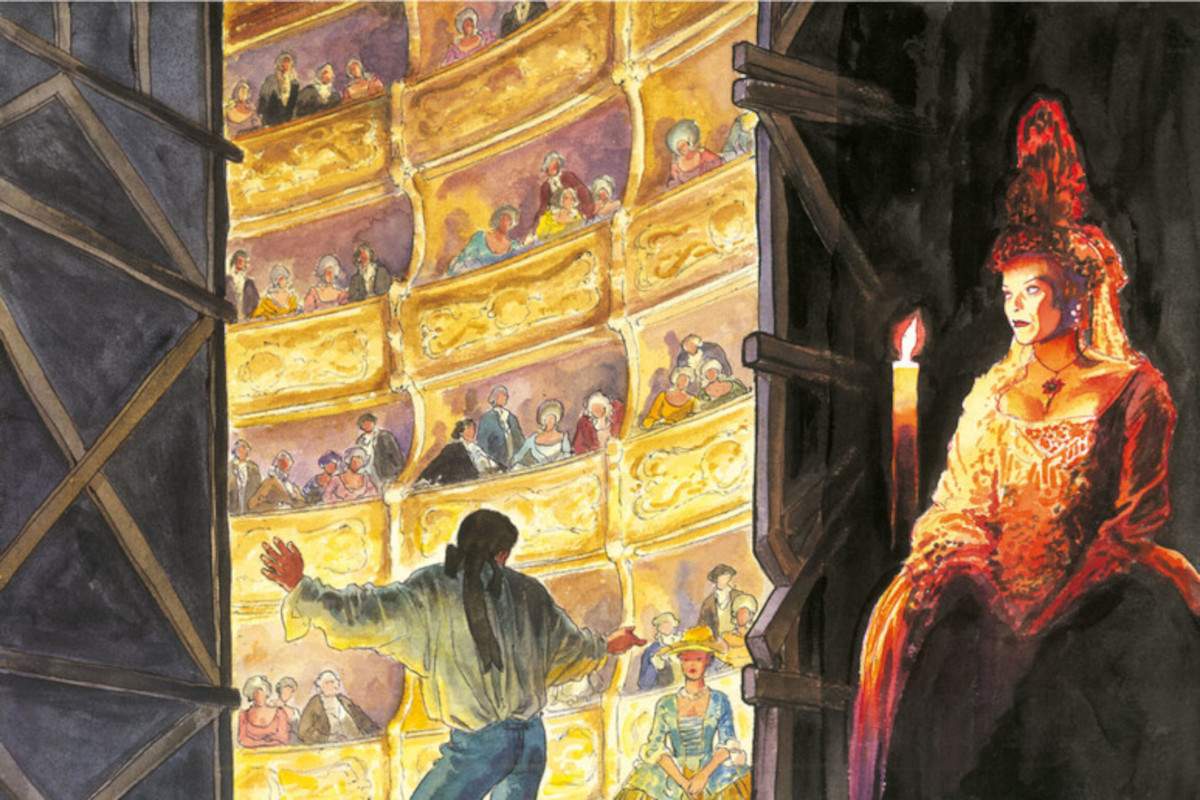 At the Irpino Museum, Milo Manara revisits a very famous work by Mozart with his drawings  