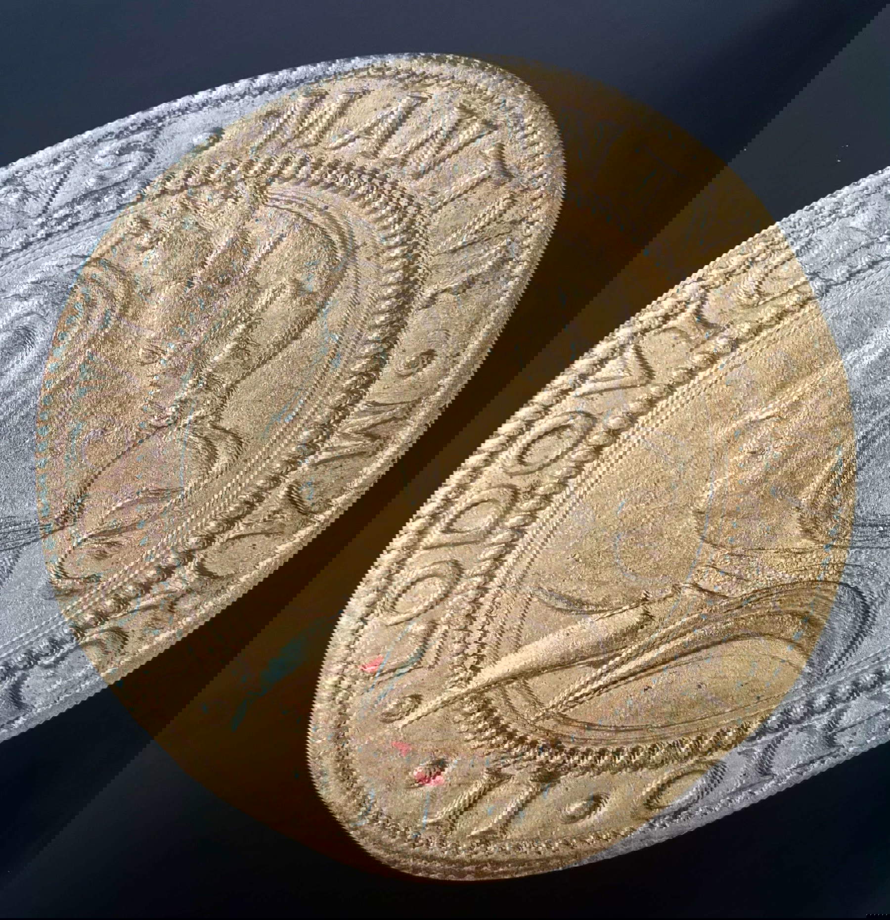 Marchesano d'oro o ducato del marchese Ludovico II Gonzaga, 1460-1478 (davanti) Marchesano d'oro o ducato del marchese Ludovico II Gonzaga, 1460-1478 (davanti)