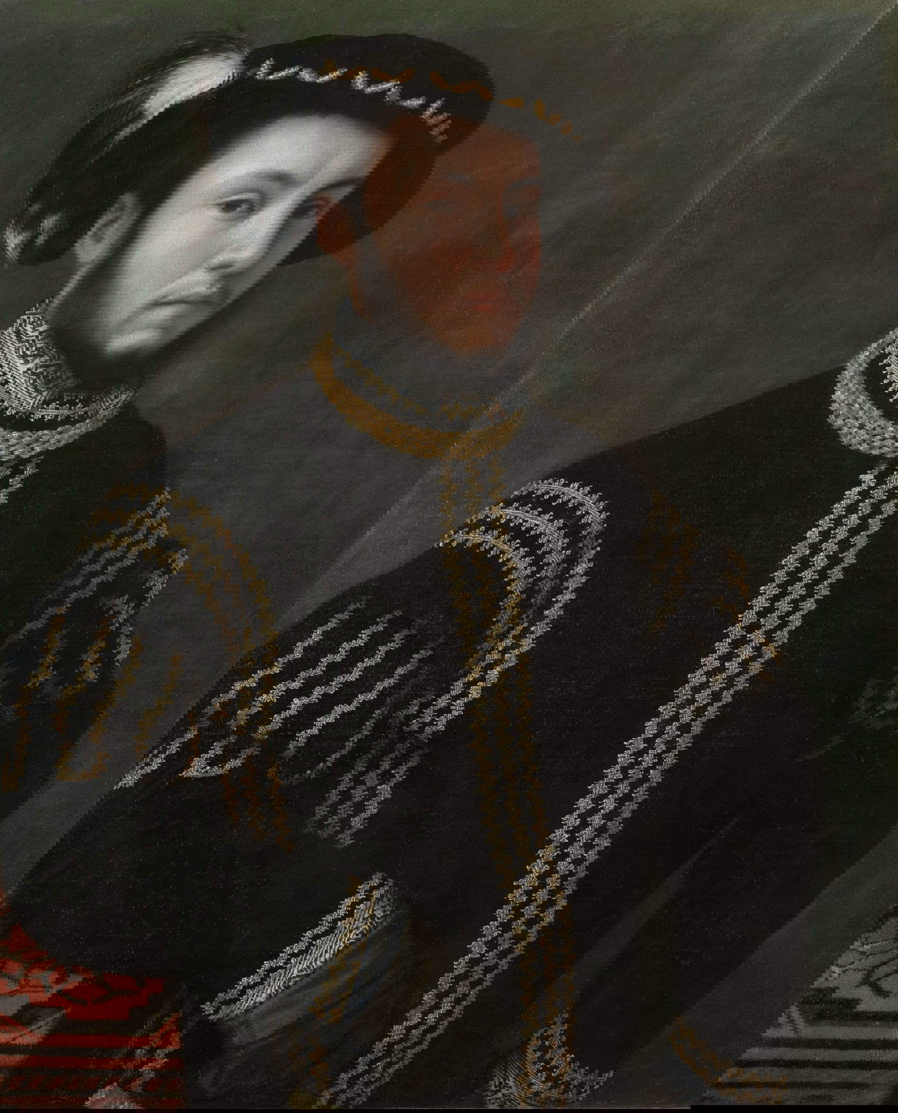 Alessandro Bonvicino detto il Moretto, Ritratto Martinengo (1540 circa; olio su tela, 67,8 x 83,8 cm; Montichiari, Museo Lechi)