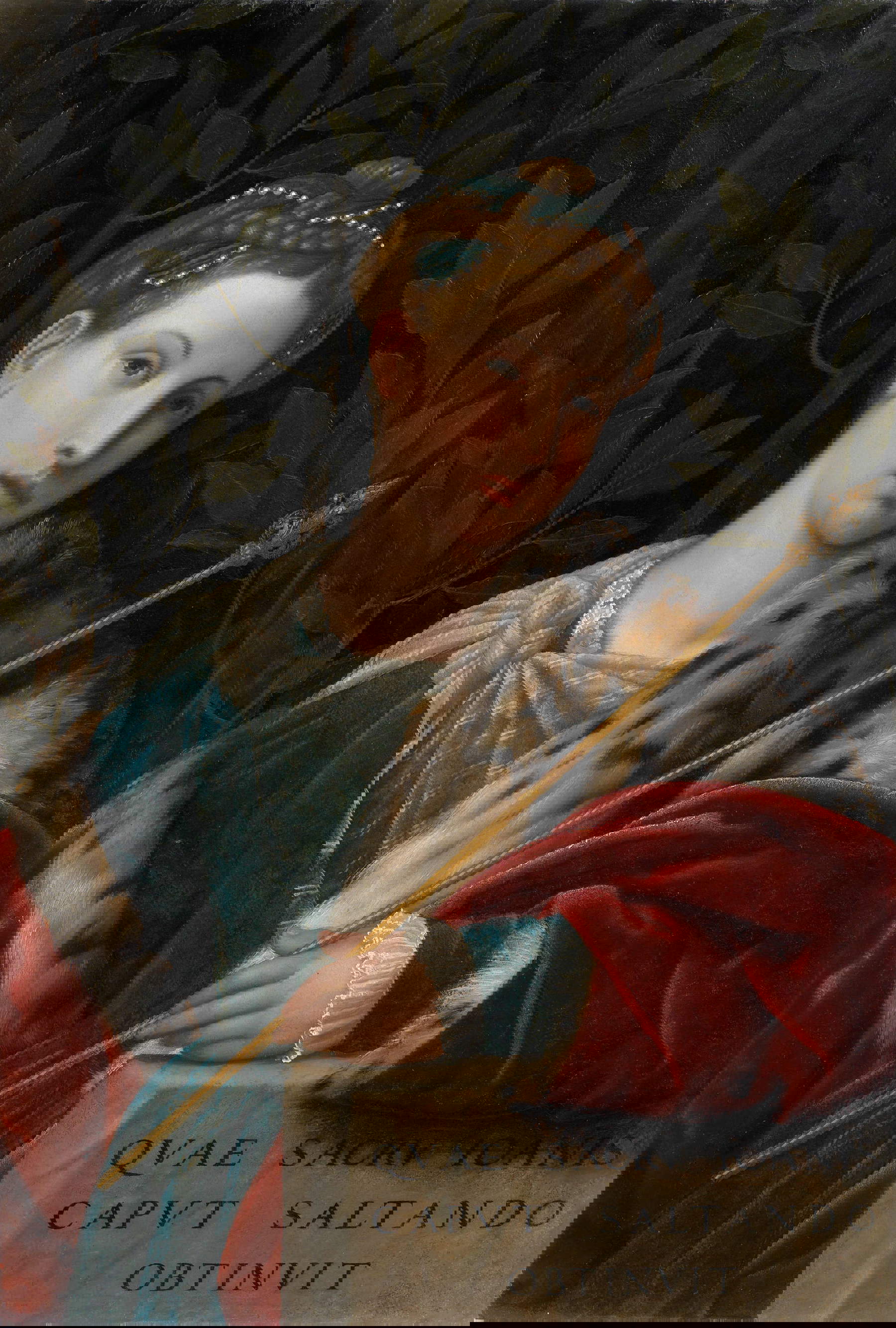 Alessandro Bonvicino detto il Moretto Ritratto di gentildonna come Salom&egrave; (1537 circa; olio su tavola, 58,5 x 38 cm; Brescia, Pinacoteca Tosio Martinengo)