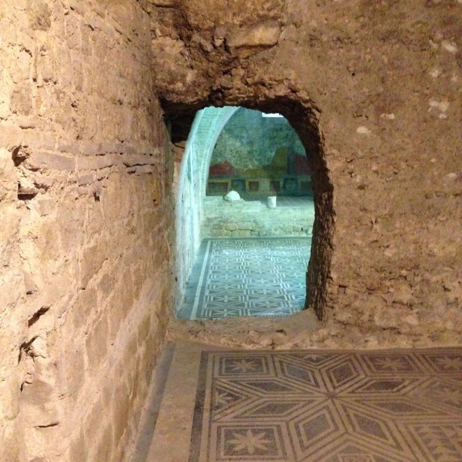 Mosaik des Römischen Hauses in Spoleto Mosaik des Römischen Hauses in Spoleto