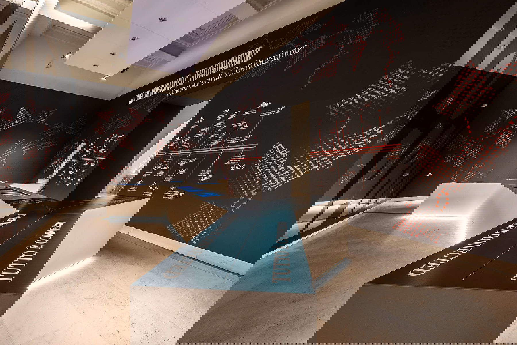 Allestimenti della mostra. Foto: Alberto Novelli Allestimenti della mostra. Foto: Alberto Novelli