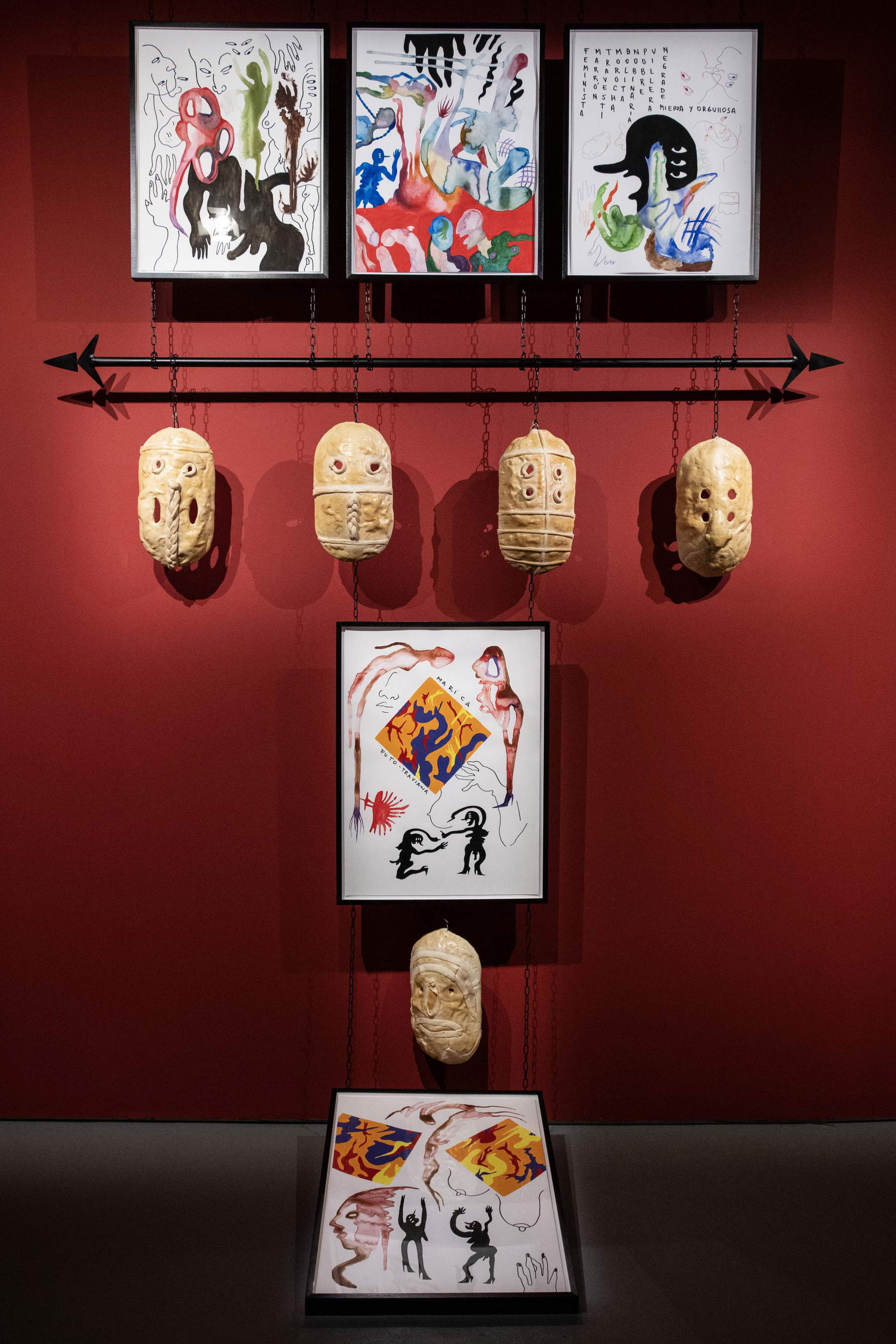Allestimenti della mostra Allestimenti della mostra