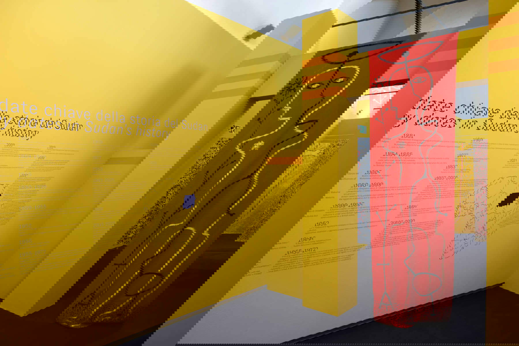 Layouts der Ausstellung. Foto: Alberto Mancini Layouts der Ausstellung. Foto: Alberto Mancini