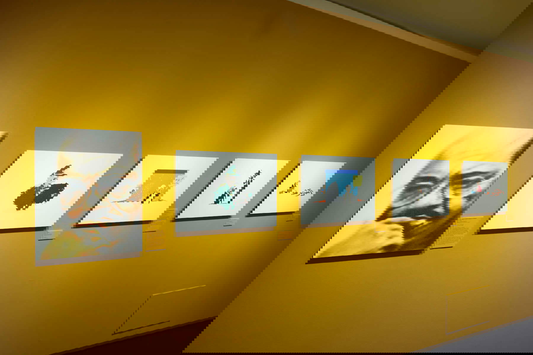 Layouts der Ausstellung. Foto: Alberto Mancini Layouts der Ausstellung. Foto: Alberto Mancini